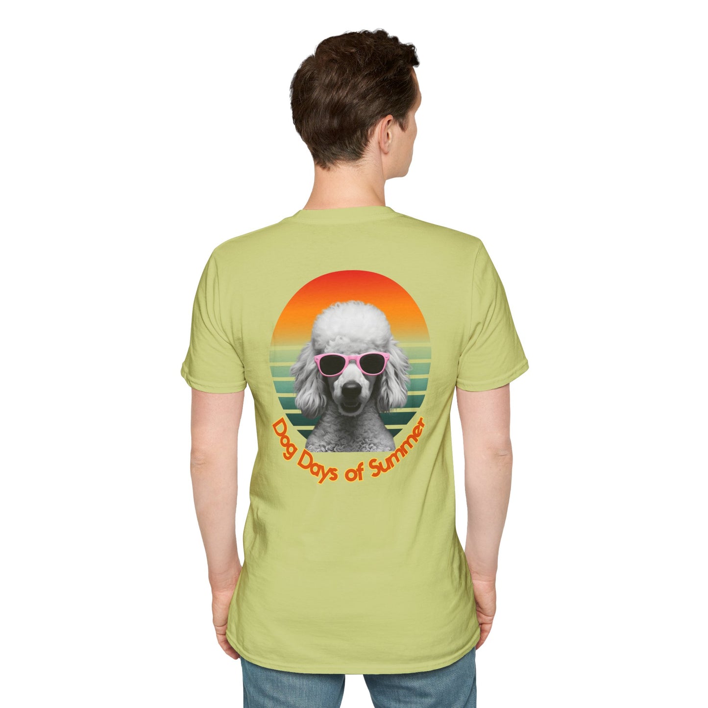 Poodle, Dog Days of Summer T-Shirt, Unisex Tee for Dog Lovers, Summer Vibe Shirt, Casual Wear, Pet Owner Gift, Comfortable Summer Apparel