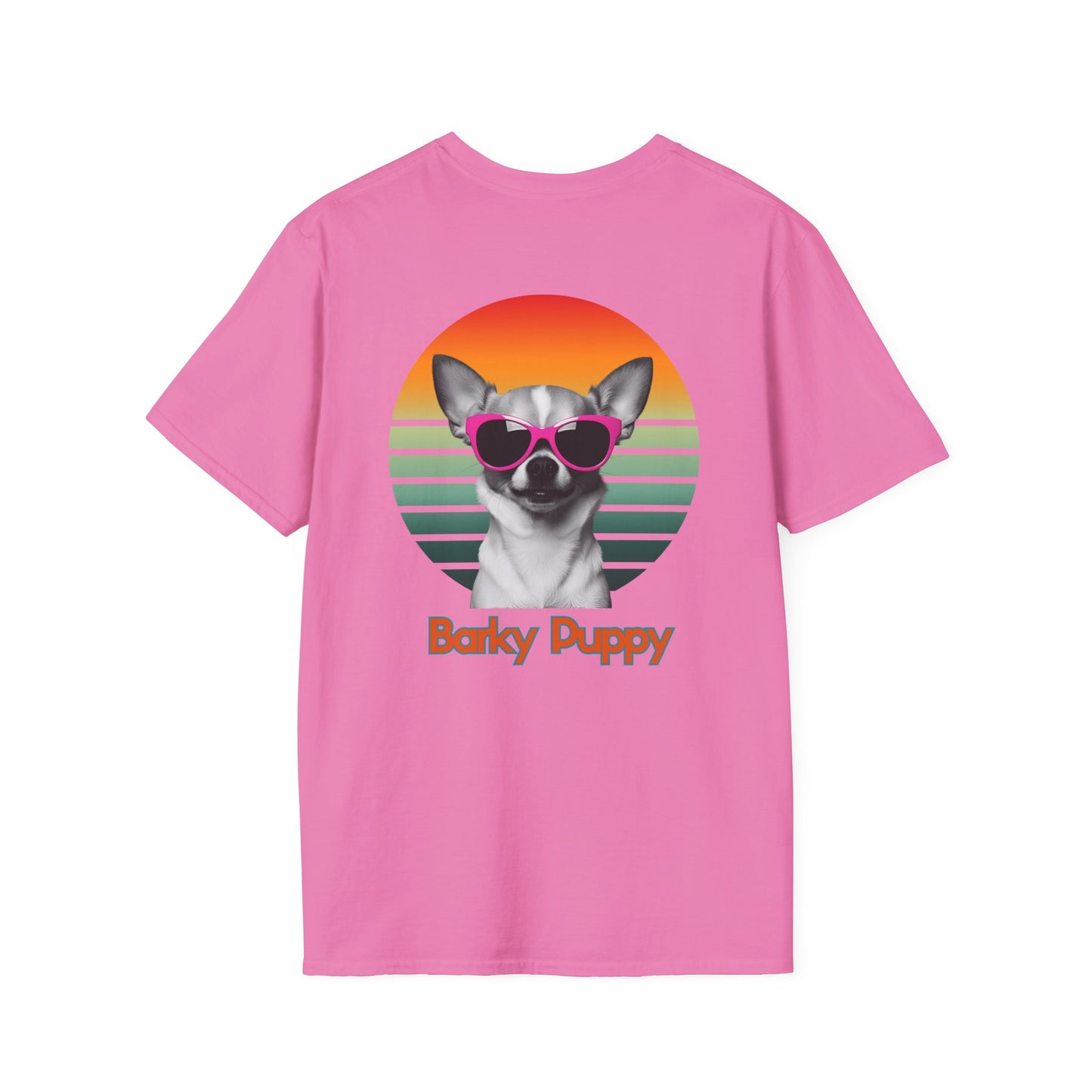 Chihuahua, Barky Puppy,  Stylish Dog Art T-Shirt, Pet Lover Gift, Summer Vibes Tee, Unisex Graphic Shirt, Cool Dog Apparel, Dog Owner Fashion