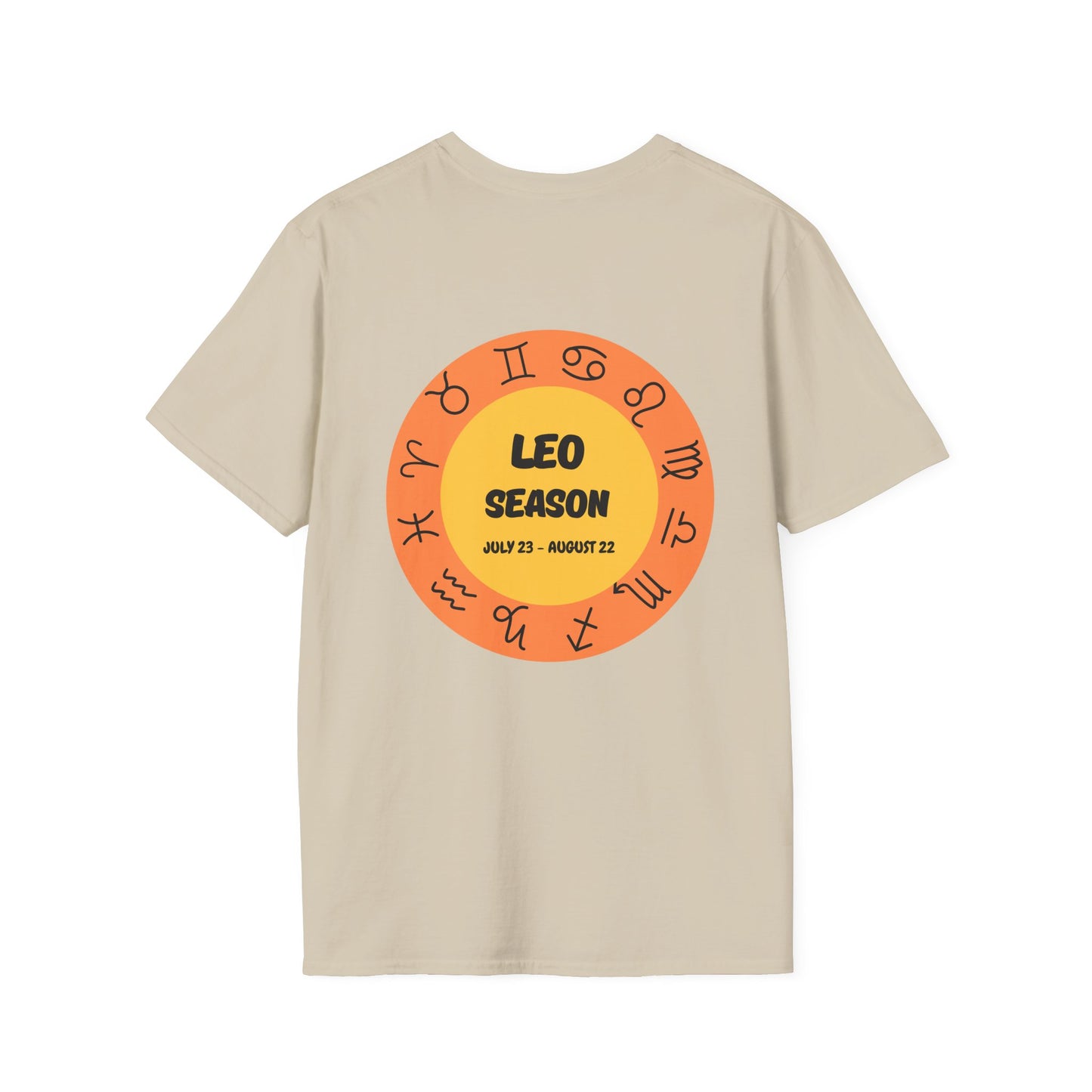 Leo Season Zodiac T-Shirt - Unisex Softstyle Tee