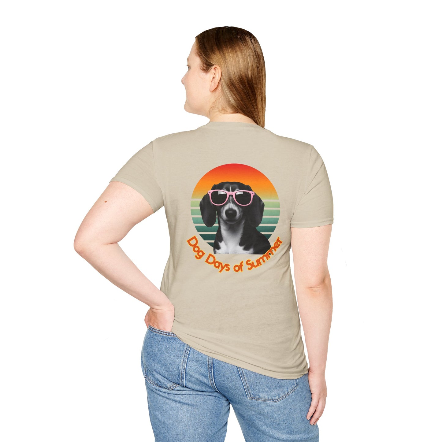 Dachshund, Summer Dog Days Unisex T-Shirt, Pet Lover Gift, Cute Dog T-Shirt, Summer Vibe Apparel, Fun Outdoor Shirt