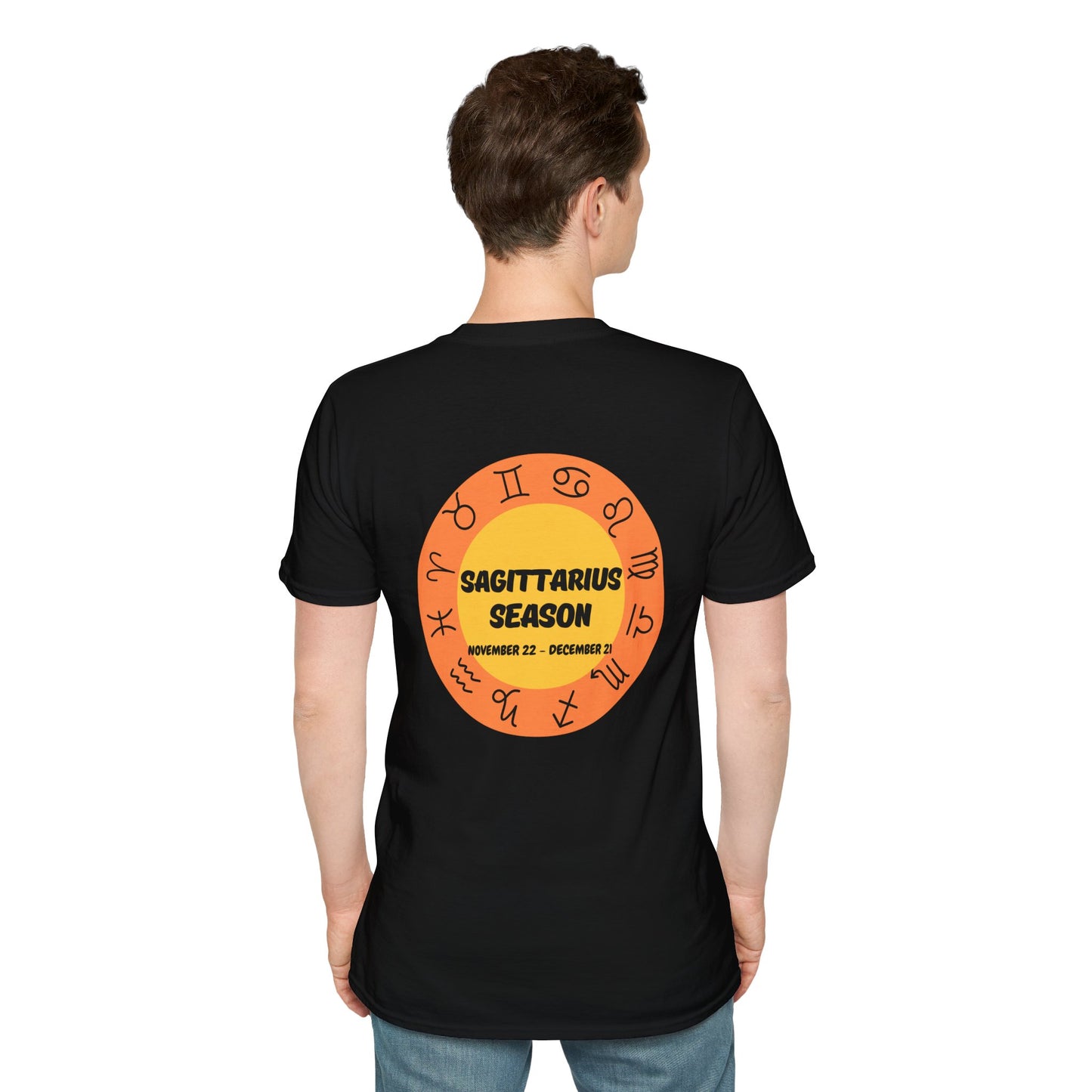 Sagittarius Season Zodiac T-Shirt - Unisex Softstyle Tee