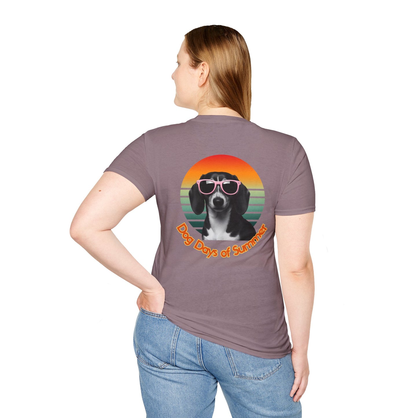 Dachshund, Summer Dog Days Unisex T-Shirt, Pet Lover Gift, Cute Dog T-Shirt, Summer Vibe Apparel, Fun Outdoor Shirt