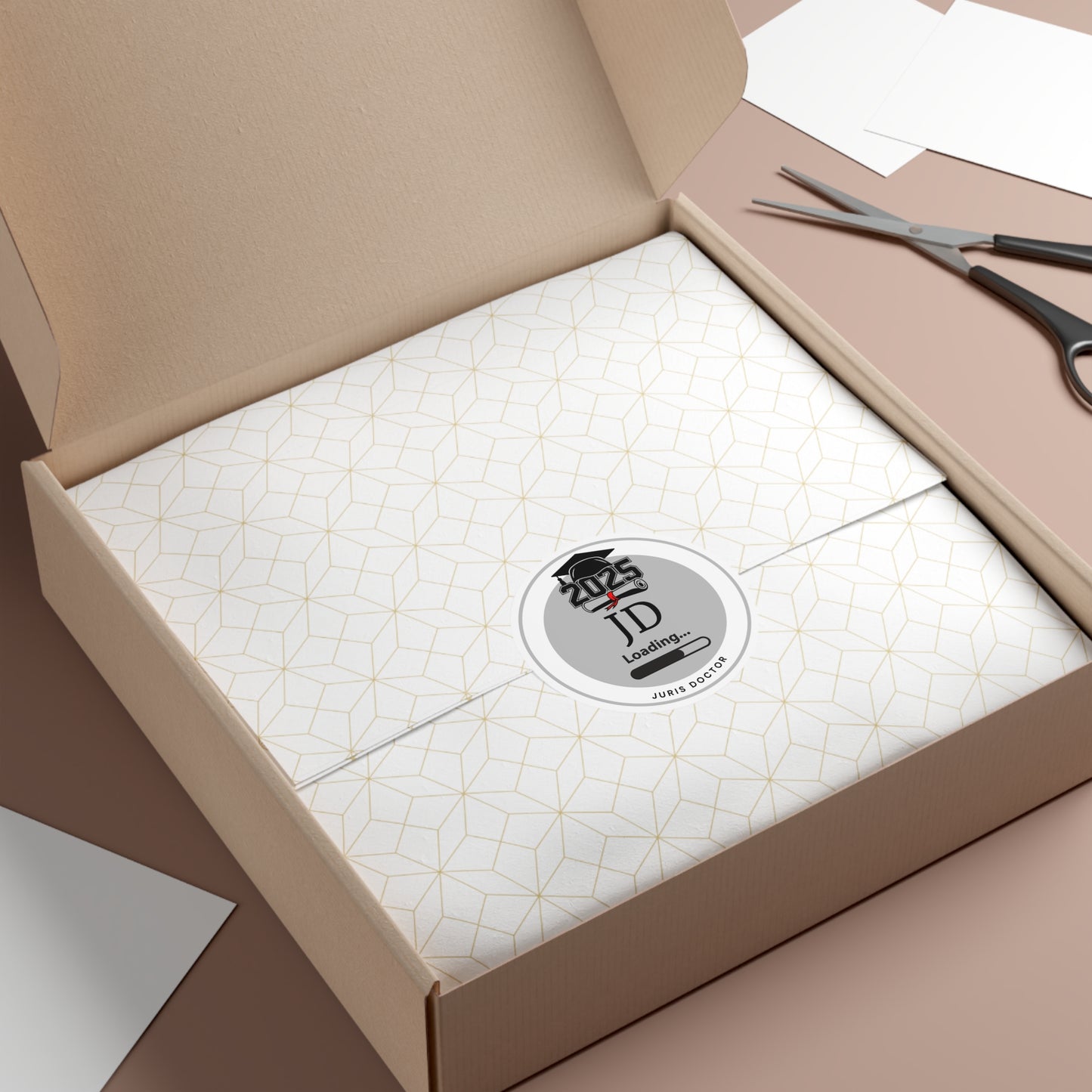 Vinyl Sticker - JD Sticker, Juris Doctor, Future Doctor, Graduation Loading