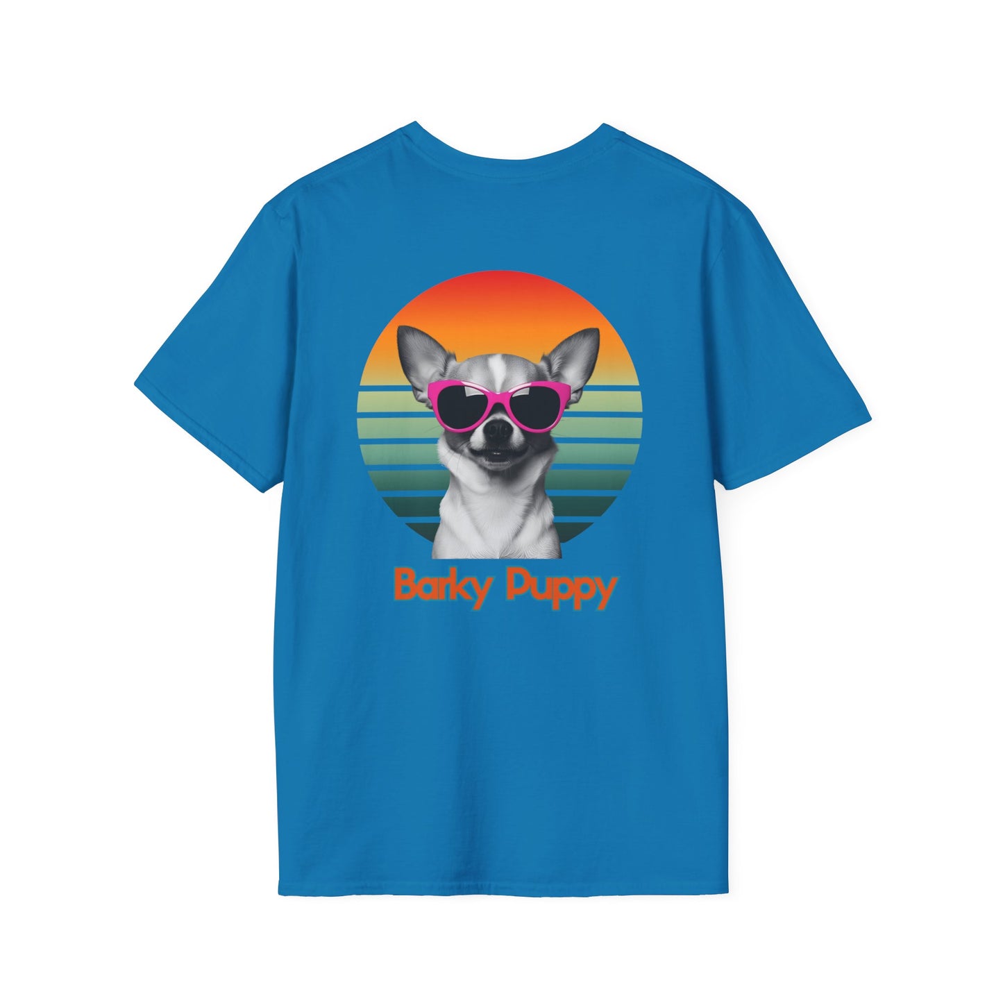 Chihuahua, Barky Puppy,  Stylish Dog Art T-Shirt, Pet Lover Gift, Summer Vibes Tee, Unisex Graphic Shirt, Cool Dog Apparel, Dog Owner Fashion