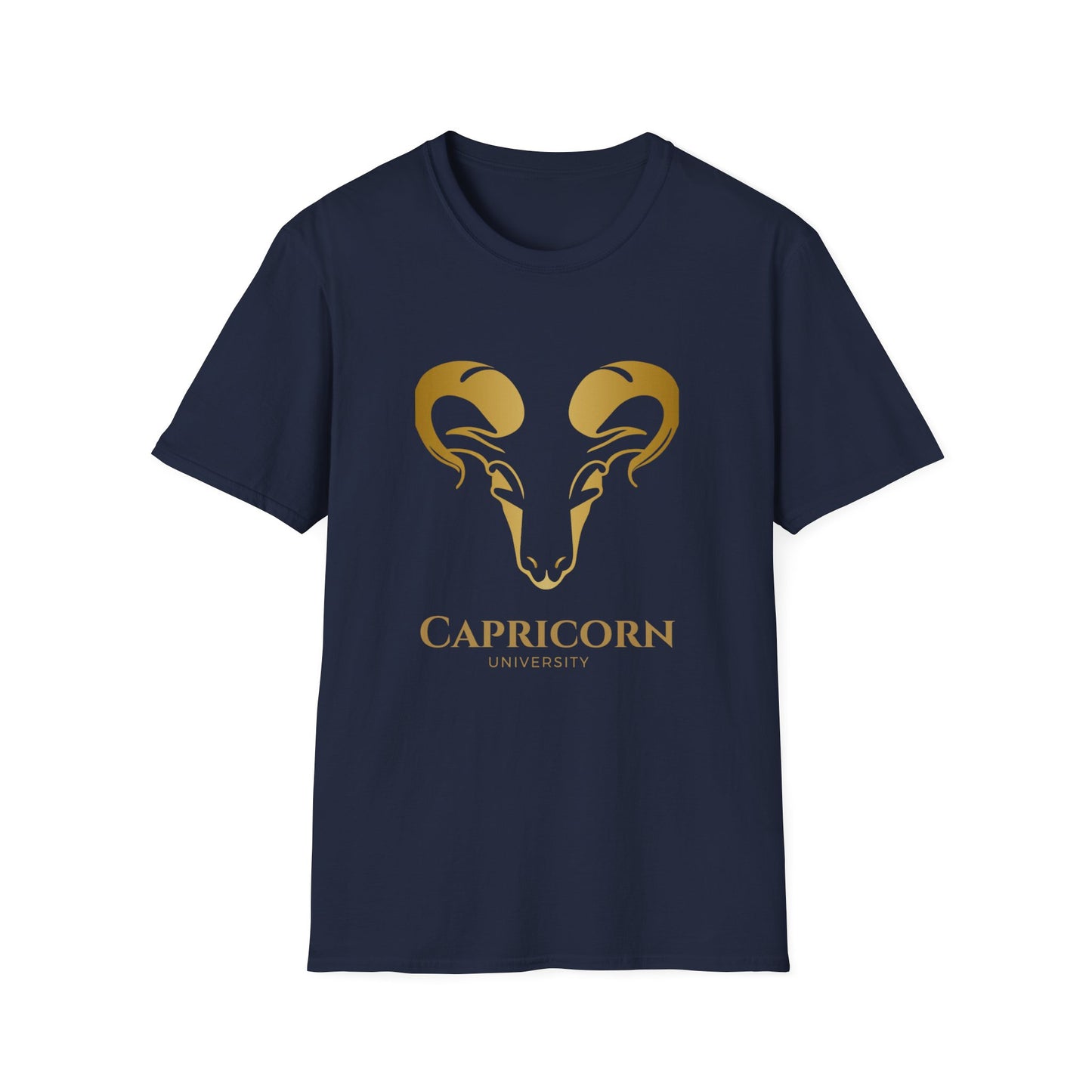 Capricorn Zodiac Unisex T-Shirt - Softstyle Tee for Birthdays and Bull Lovers