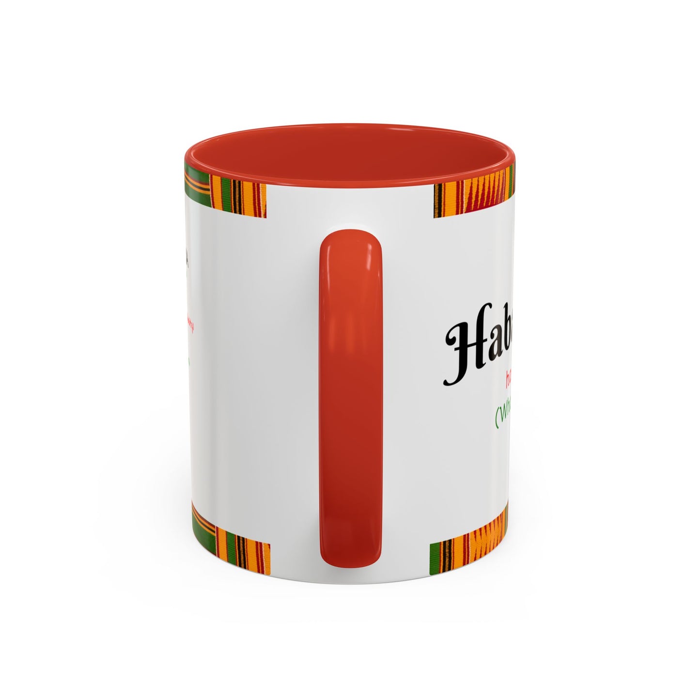 Kwanzaa Inspired Accent Coffee Mug, Vibrant African Heritage Mug, Ideal for Celebrations, Gift for Kwanzaa, Unique Everyday Use