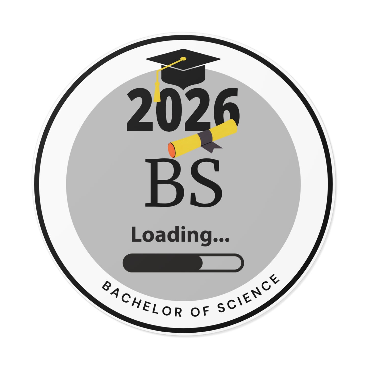 Vinyl Sticker - Bachelor of Science, c/o 2026, Future Graduate