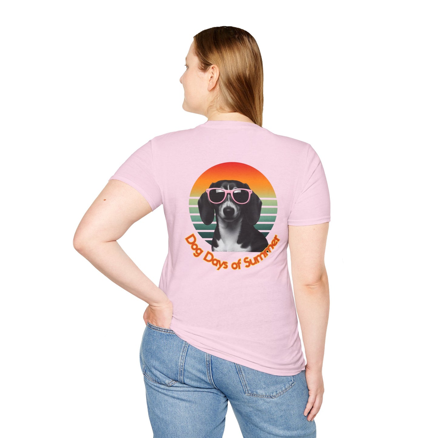 Dachshund, Summer Dog Days Unisex T-Shirt, Pet Lover Gift, Cute Dog T-Shirt, Summer Vibe Apparel, Fun Outdoor Shirt