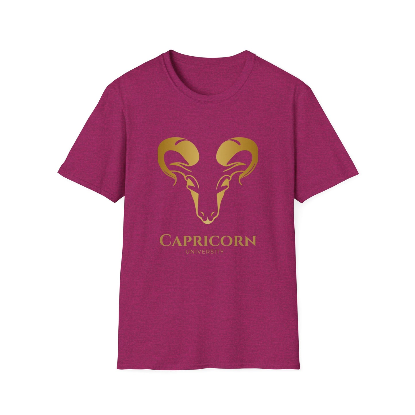 Capricorn Zodiac Unisex T-Shirt - Softstyle Tee for Birthdays and Bull Lovers