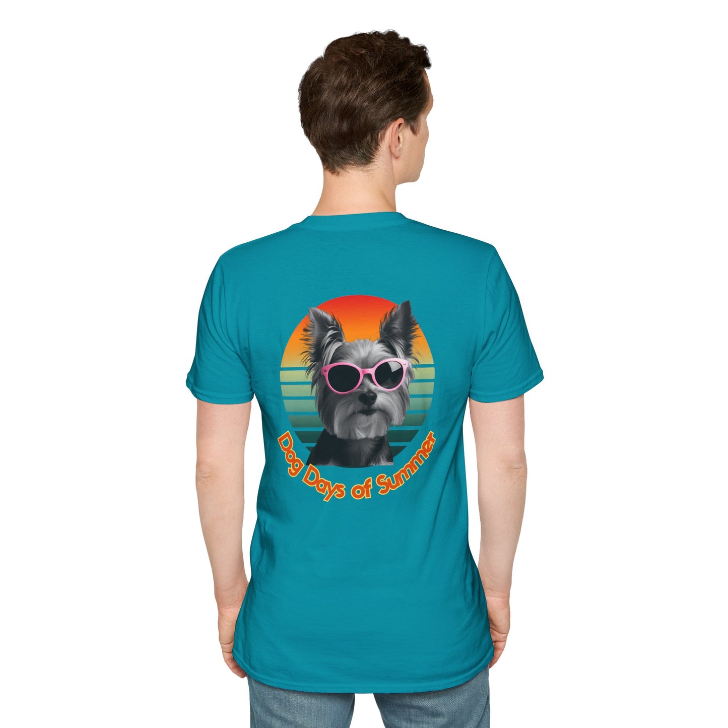 Yorkshire Terrier, Dog Days of Summer T-Shirt, Summer T-Shirt, Pet Lover Shirt, Funny Dog Tee, Unisex Graphic Tee, Dog-Themed Gift