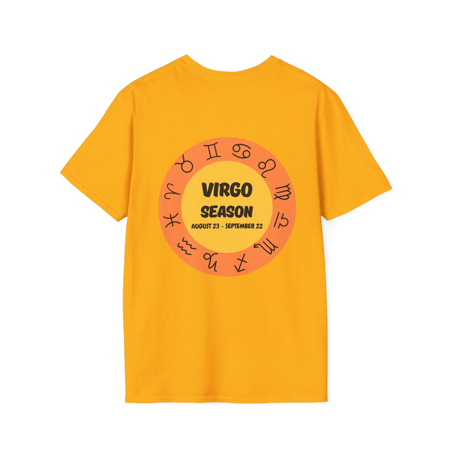 Virgo Season Zodiac T-Shirt - Unisex Softstyle