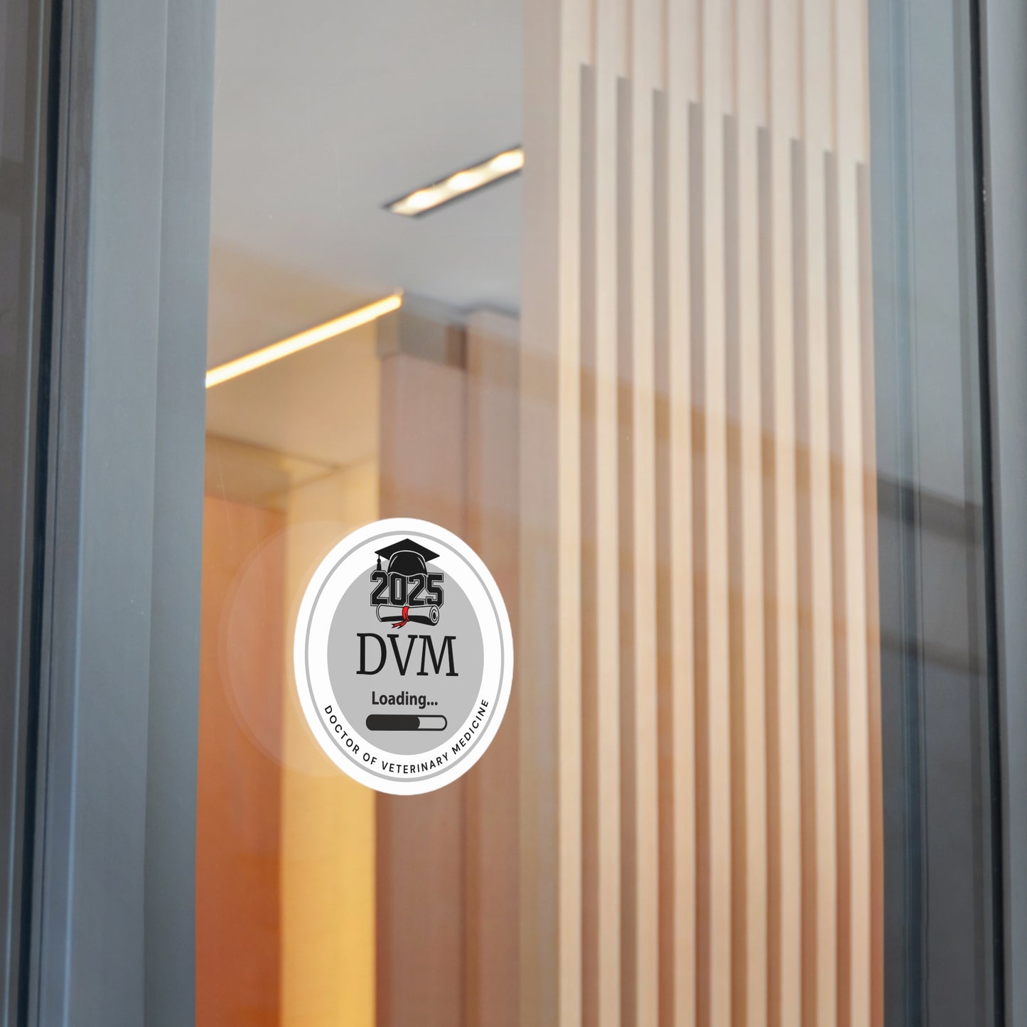 Vinyl Sticker - DVM Sticker, Doctor of Veterinary Medicine, Future Doctor, Graduation Loading
