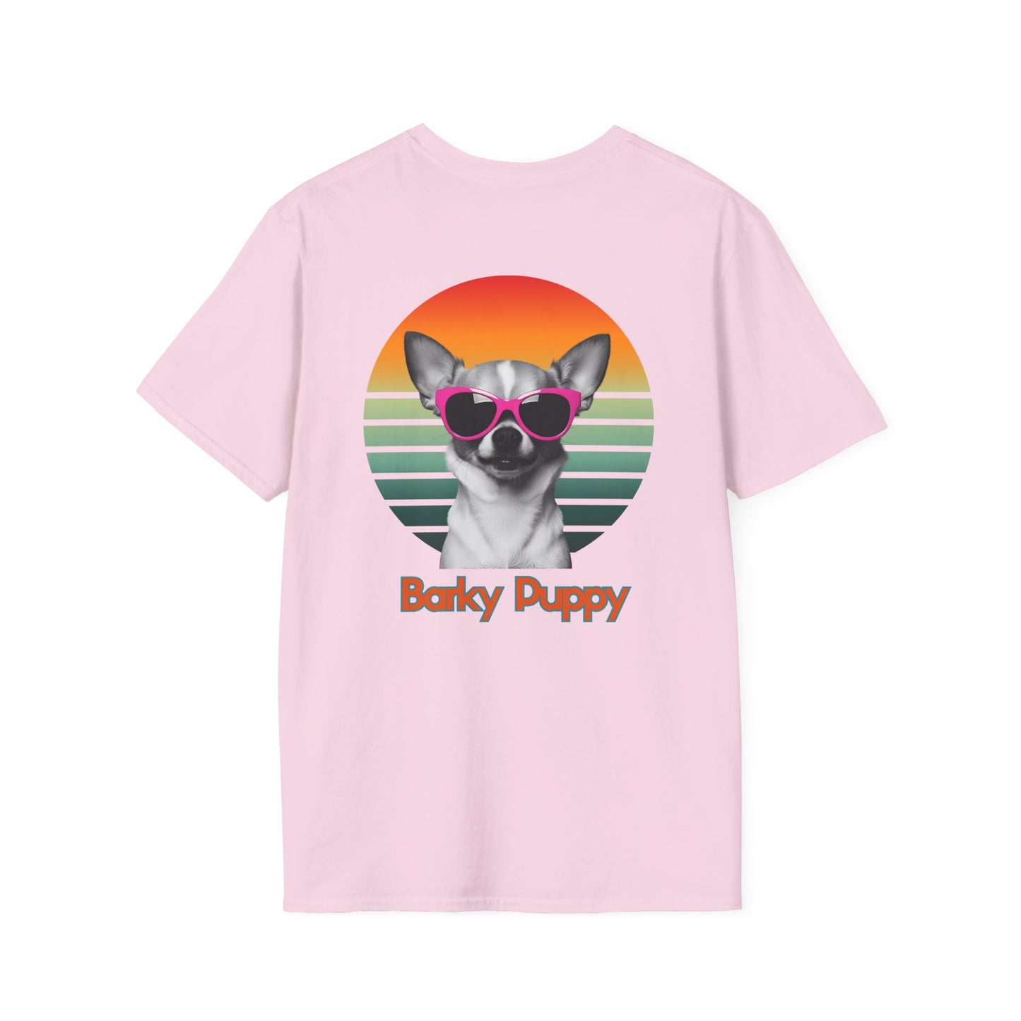 Chihuahua, Barky Puppy,  Stylish Dog Art T-Shirt, Pet Lover Gift, Summer Vibes Tee, Unisex Graphic Shirt, Cool Dog Apparel, Dog Owner Fashion