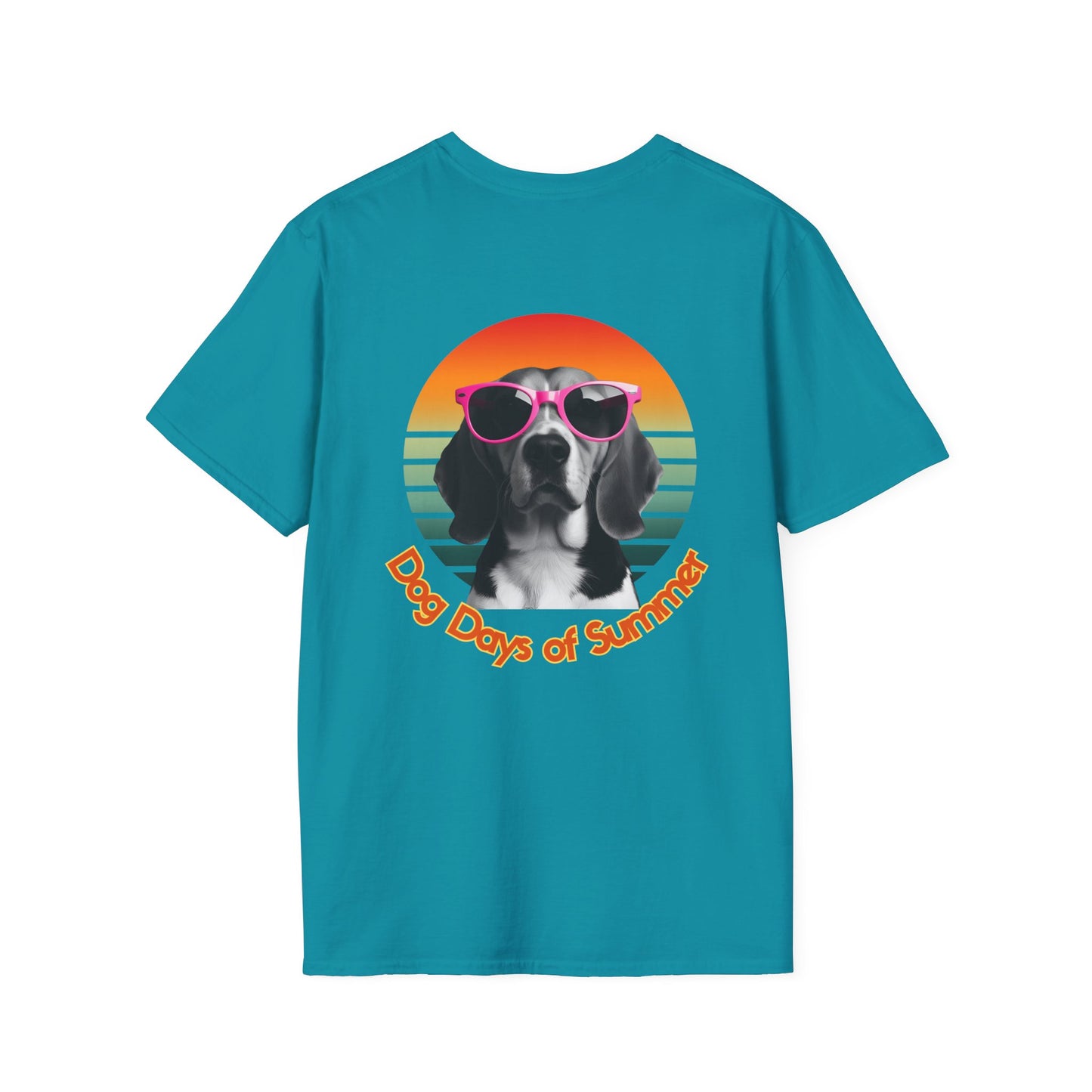 Beagle Unisex T-Shirt - Dog Days of Summer Design