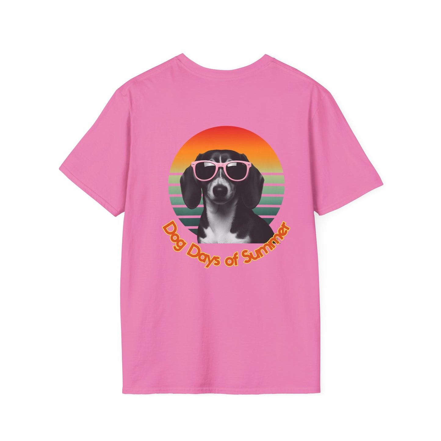 Dachshund, Summer Dog Days Unisex T-Shirt, Pet Lover Gift, Cute Dog T-Shirt, Summer Vibe Apparel, Fun Outdoor Shirt