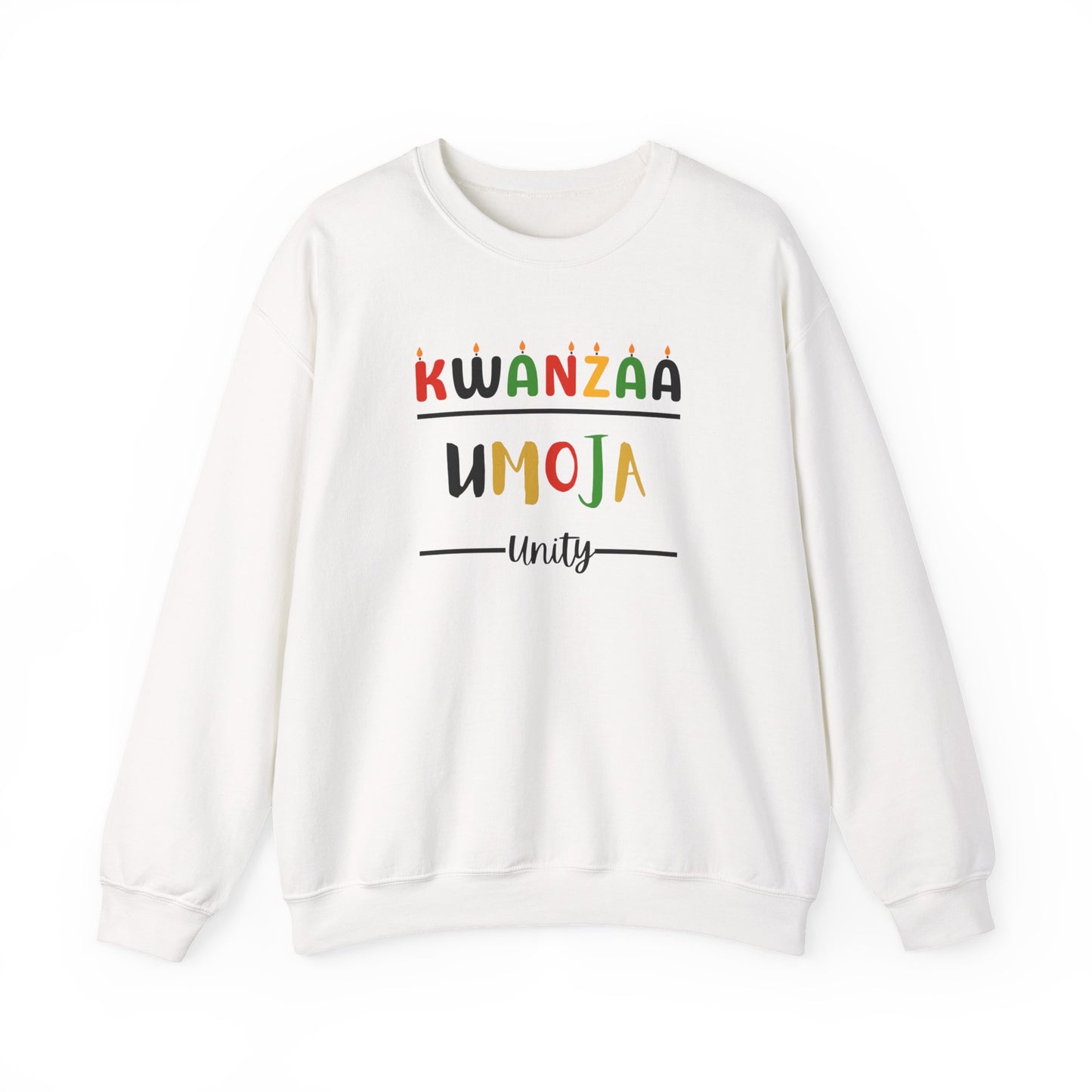 Umoja, Kwanzaa Unity Sweatshirt - Cozy Crewneck, Unisex Gift, Celebratory Apparel, Holiday Sweater, Unity Message