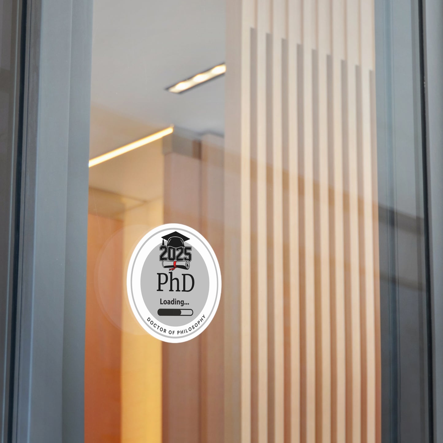 Vinyl Sticker - PhD Sticker, Doctor of Philosophy, Future Doctor, Graduation Loading