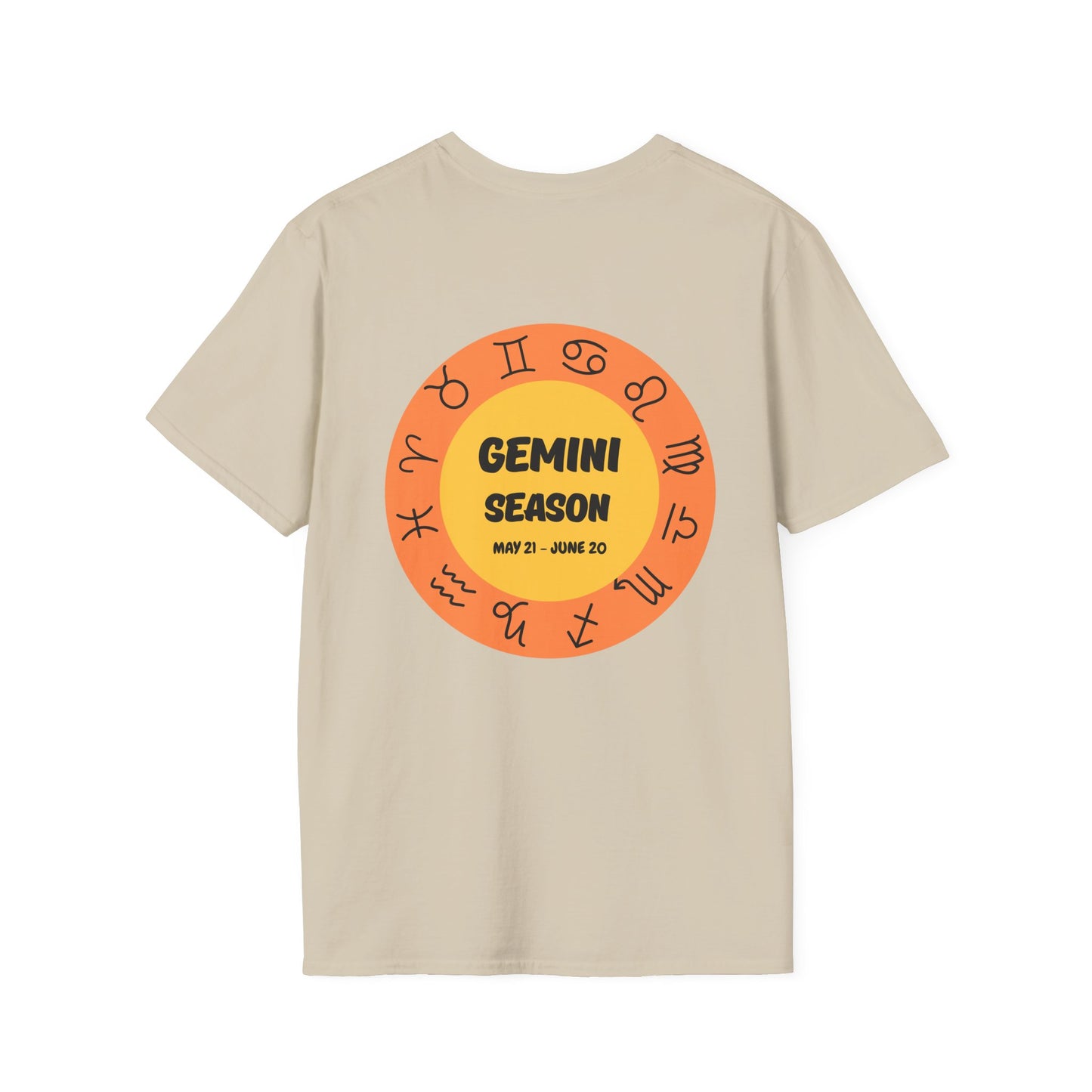 Gemini Season Birthday Zodiac Unisex Softstyle T-Shirt