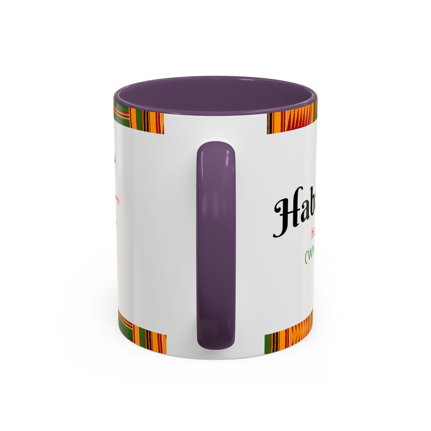 Kwanzaa Inspired Accent Coffee Mug, Vibrant African Heritage Mug, Ideal for Celebrations, Gift for Kwanzaa, Unique Everyday Use