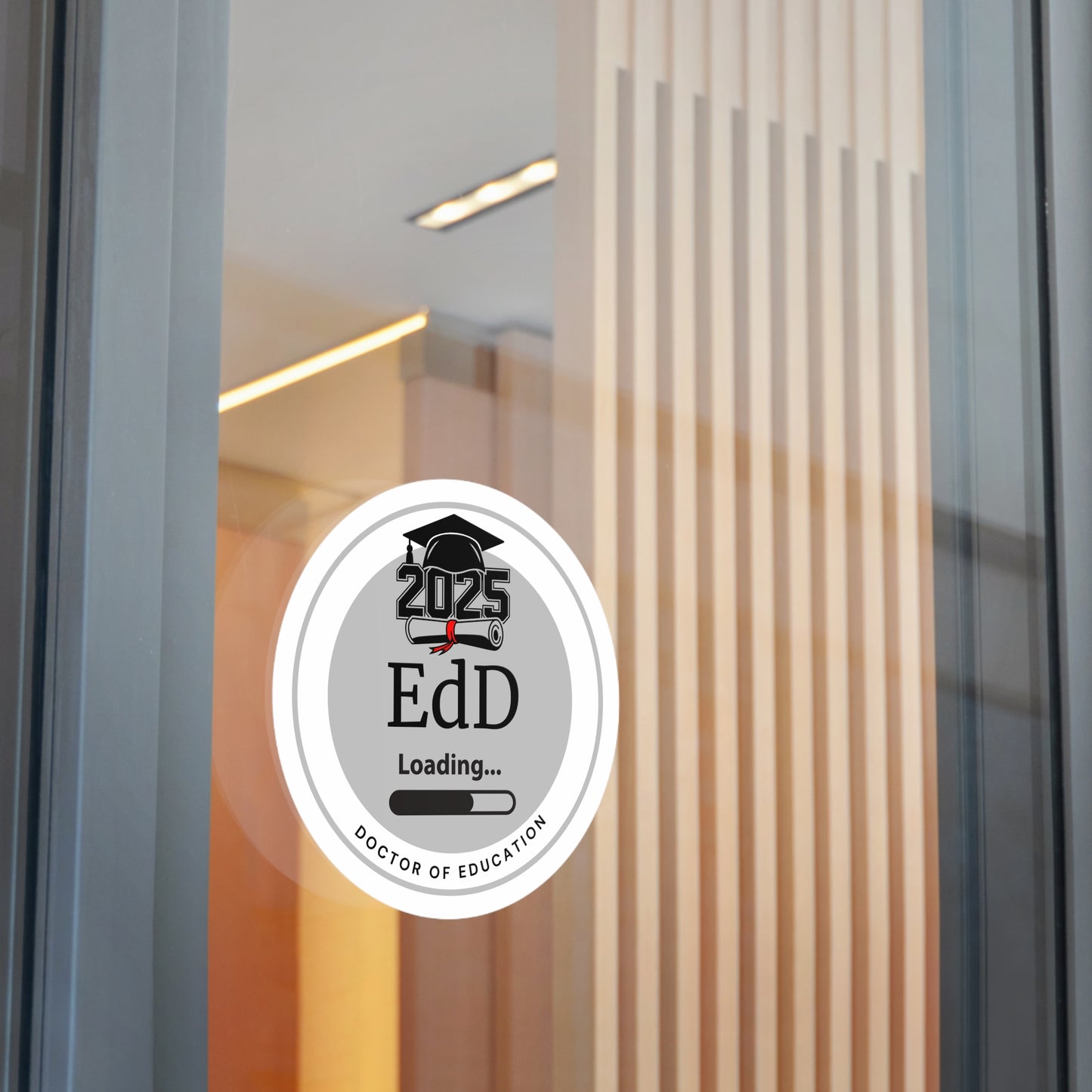 Vinyl Sticker - EdD Sticker, Doctor of Education, Future Doctor, Graduation Loading