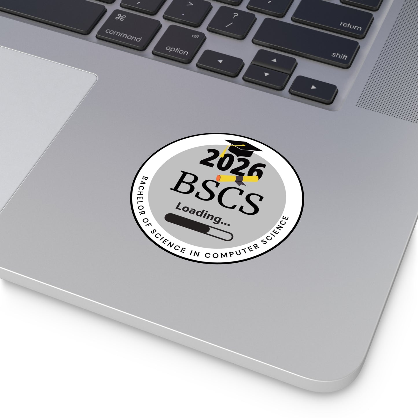 Vinyl Sticker -Vinyl Sticker - Bachelor of Science in Computer Science, c/o 2026, Future Graduate