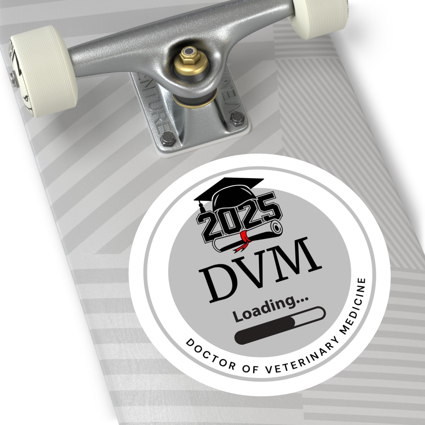 Vinyl Sticker - DVM Sticker, Doctor of Veterinary Medicine, Future Doctor, Graduation Loading