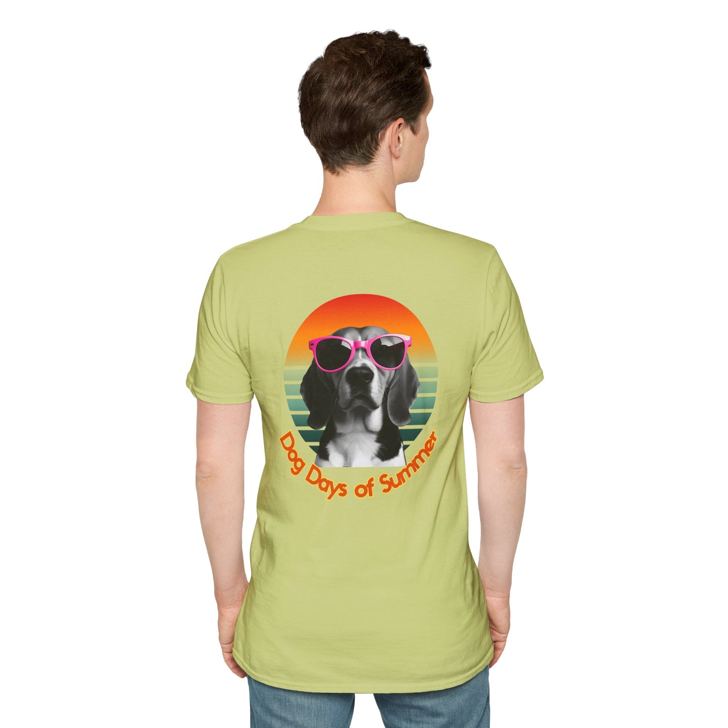 Beagle Unisex T-Shirt - Dog Days of Summer Design