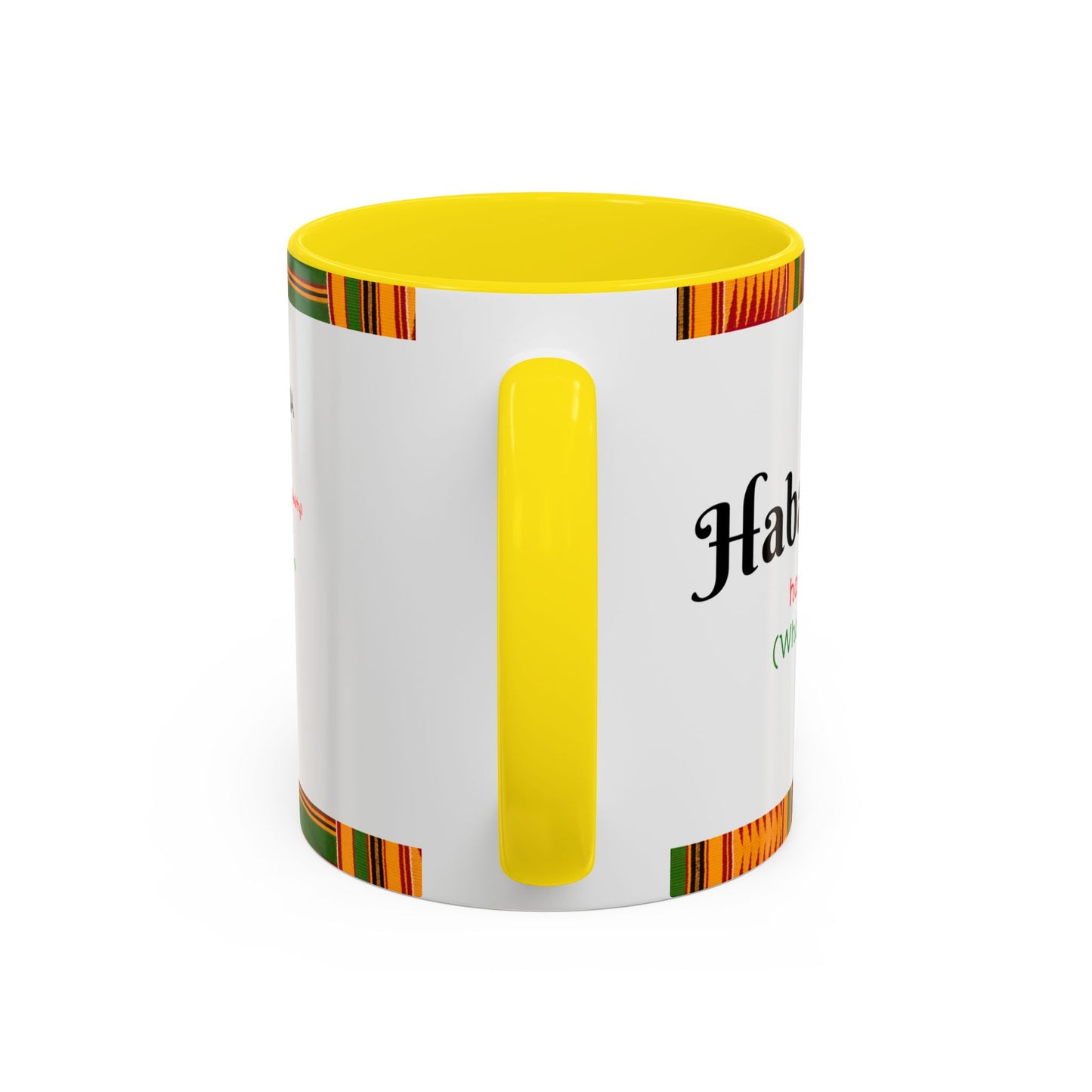 Kwanzaa Inspired Accent Coffee Mug, Vibrant African Heritage Mug, Ideal for Celebrations, Gift for Kwanzaa, Unique Everyday Use