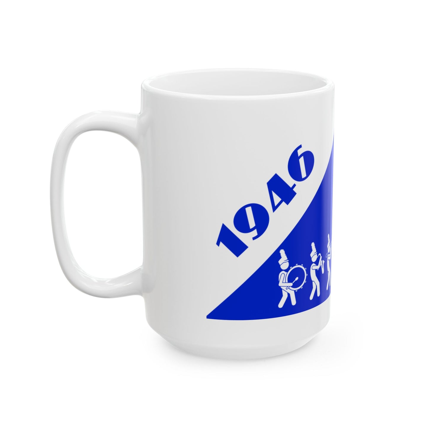 TBS Marching Band Mug, 1946 Sorority Ceramic Coffee Cup, 11oz and 15oz
