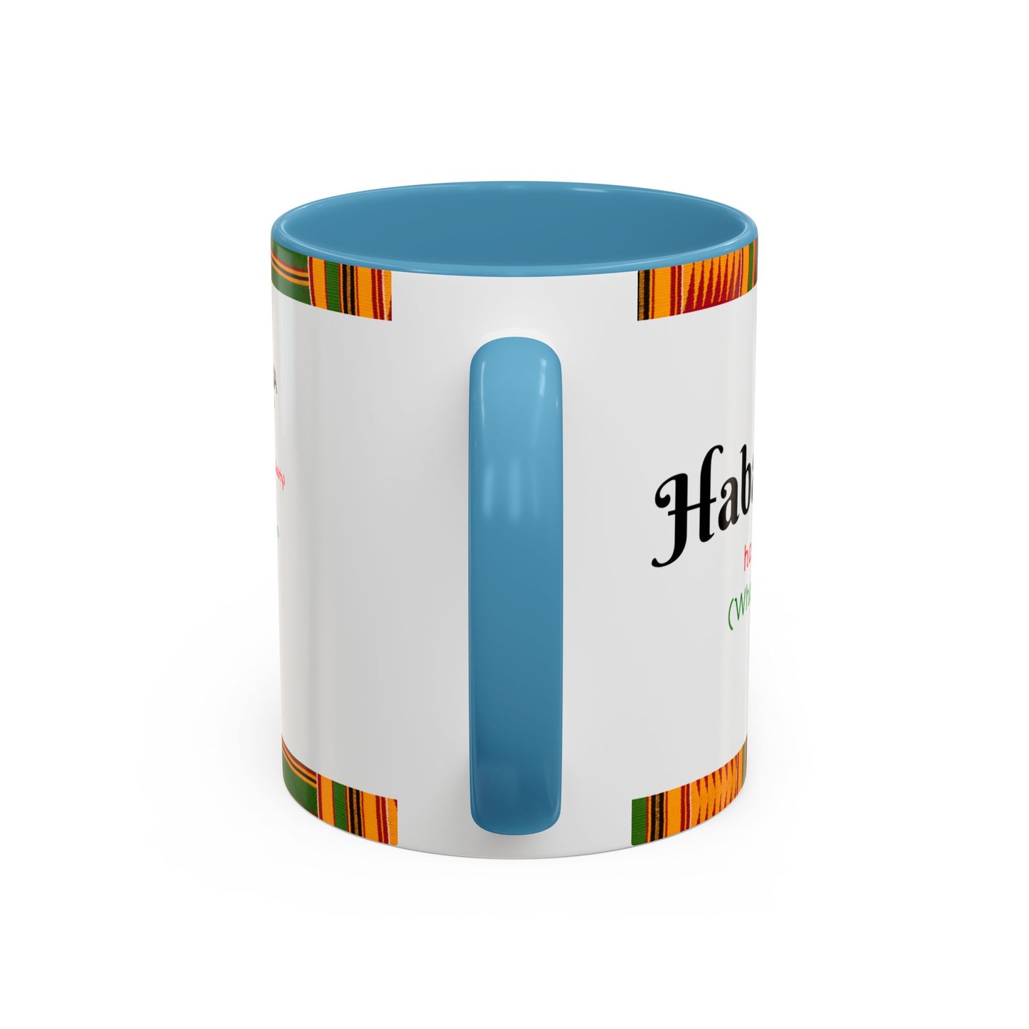 Kwanzaa Inspired Accent Coffee Mug, Vibrant African Heritage Mug, Ideal for Celebrations, Gift for Kwanzaa, Unique Everyday Use