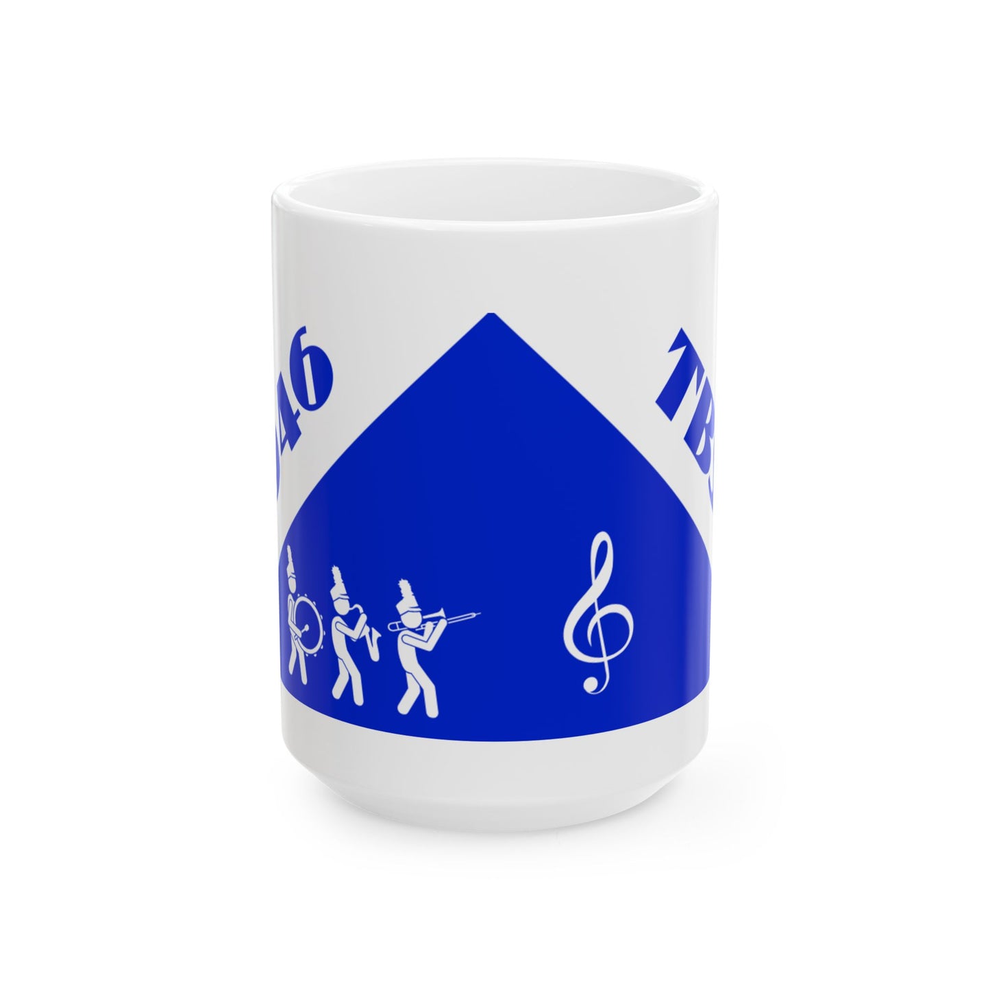 TBS Marching Band Mug, 1946 Sorority Ceramic Coffee Cup, 11oz and 15oz