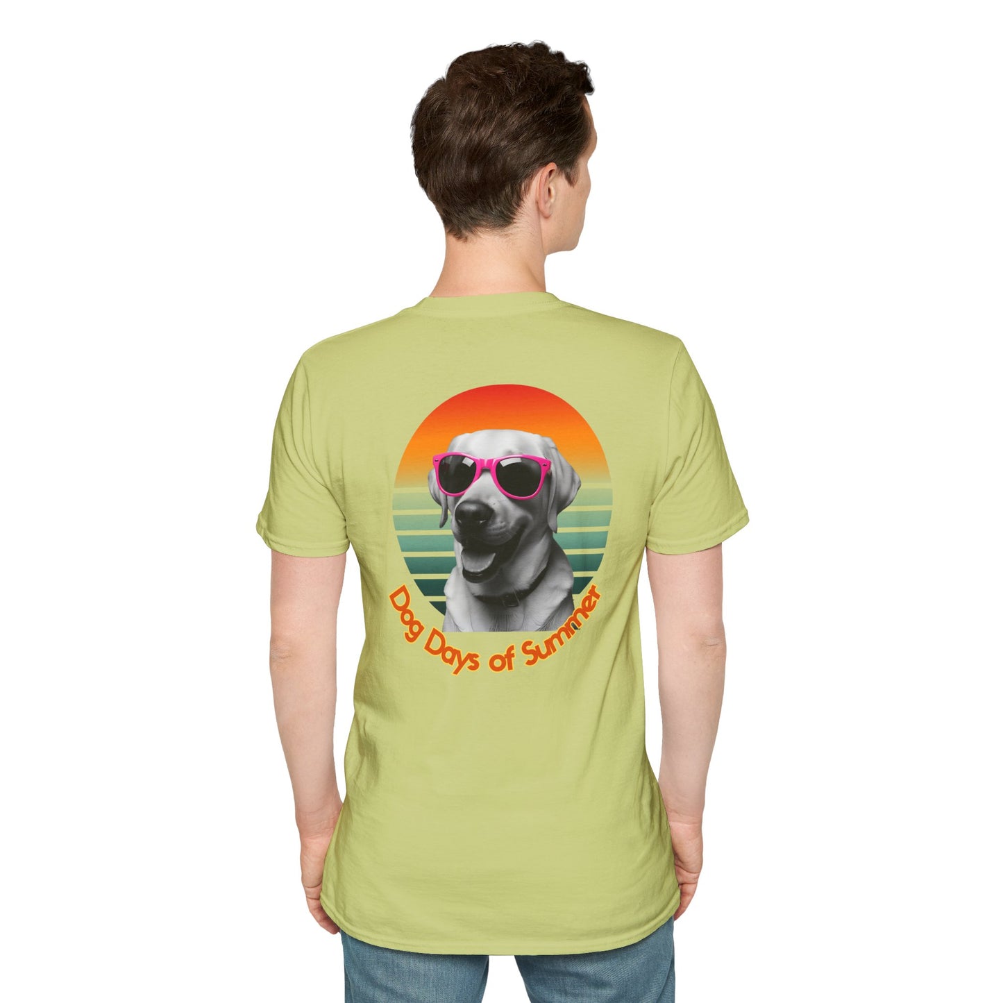Labrador Retriever, Dog Days of Summer T-Shirt, Unisex, Summer Vibes, Dog Lover Gift, Casual Wear, Fun Tee, Perfect for Dog Owners