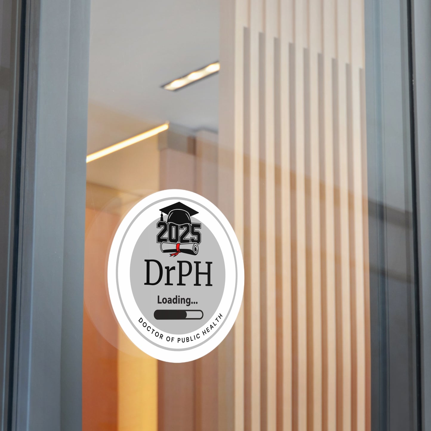 Vinyl Sticker - DrPH Sticker, Doctor of Public Health, Future Doctor, Graduation Loading
