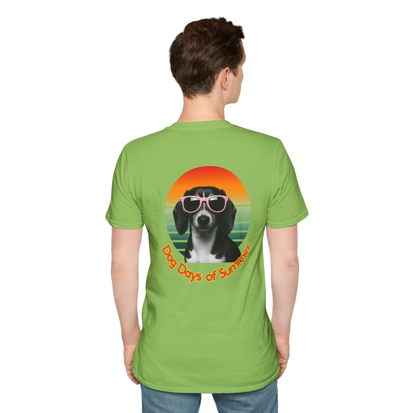 Dachshund, Summer Dog Days Unisex T-Shirt, Pet Lover Gift, Cute Dog T-Shirt, Summer Vibe Apparel, Fun Outdoor Shirt