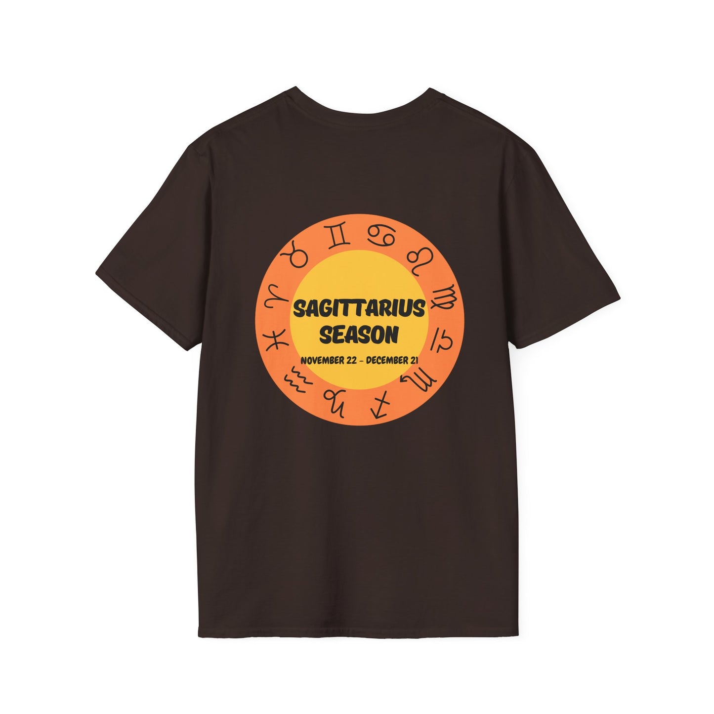 Sagittarius Season Zodiac T-Shirt - Unisex Softstyle Tee