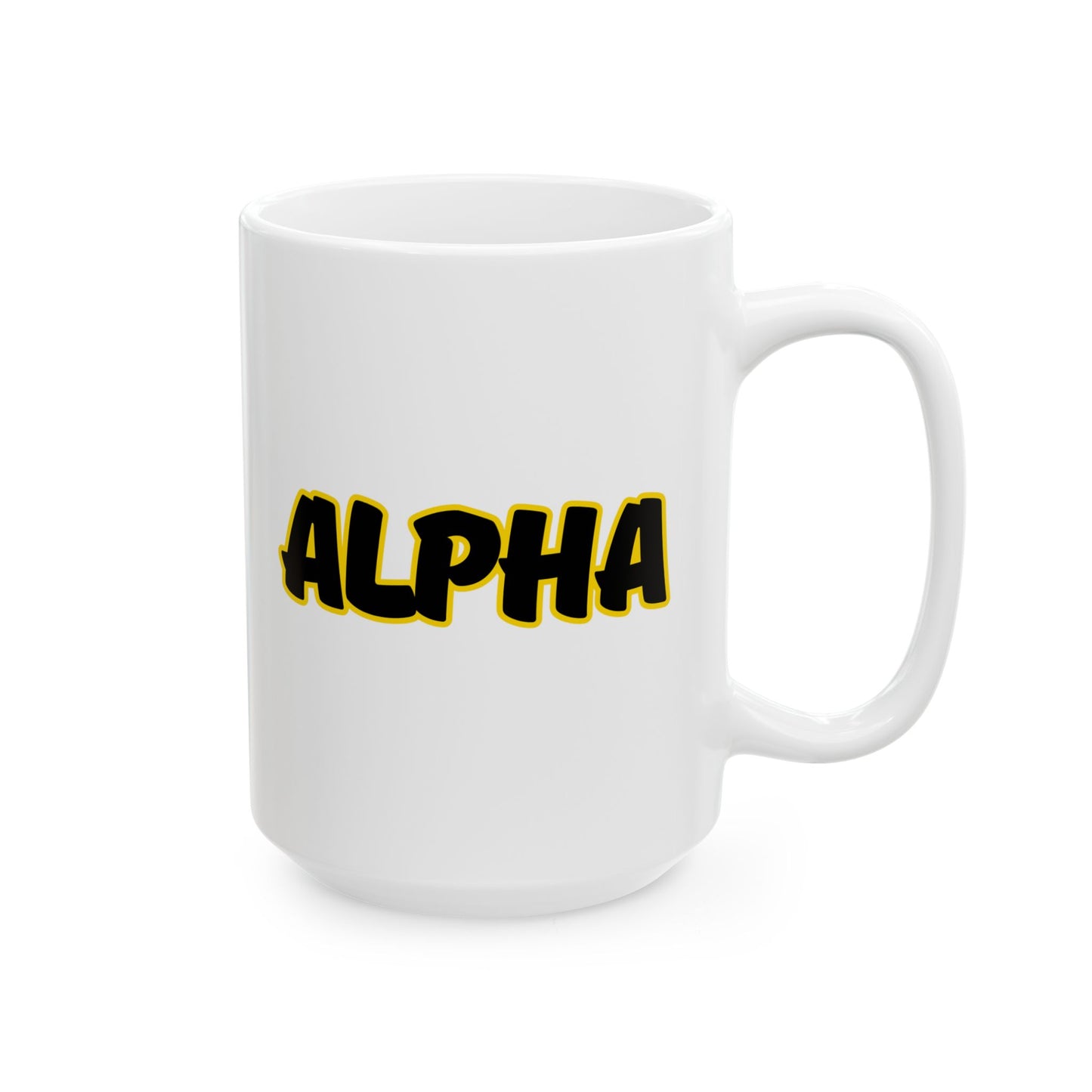 Divine 9 Fraternity Inspired- ALPHA: Ceramic Mug