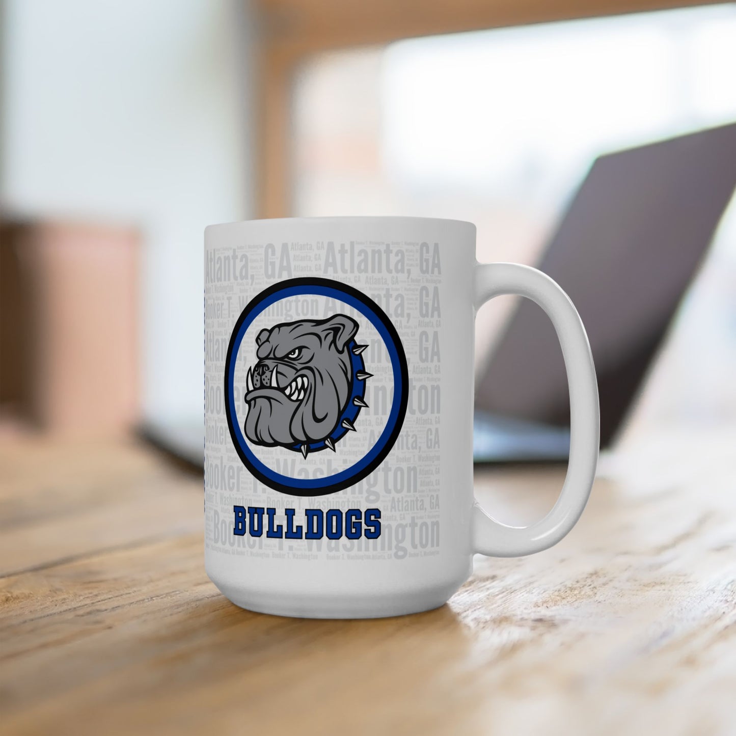 Booker T Washington H.S.,Bulldogs, Atlanta, GA, Ceramic Mug