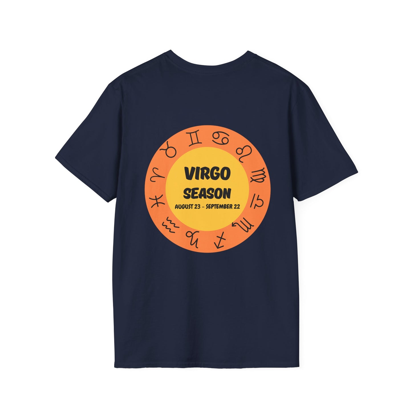 Virgo Season Zodiac T-Shirt - Unisex Softstyle