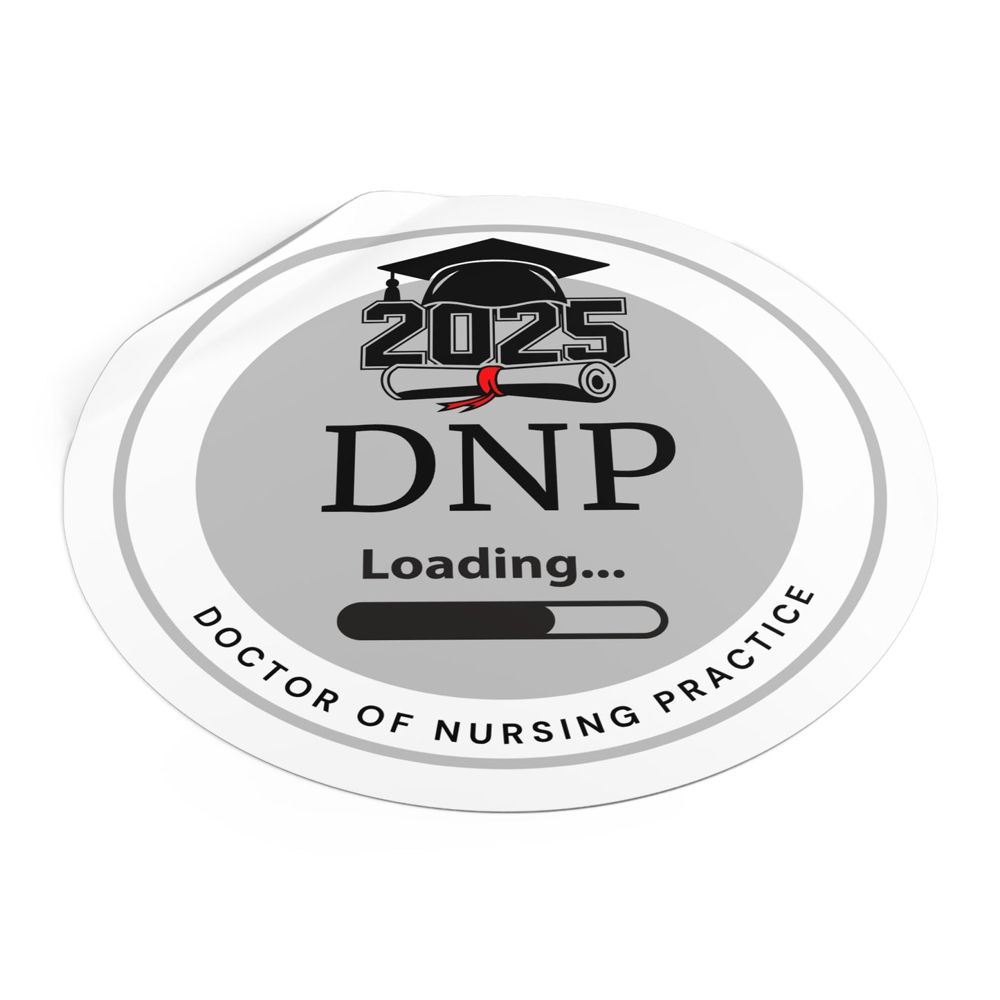 Vinyl Sticker - DNP Sticker, Doctor of Nursing Practice, Future Doctor, Graduation Loading