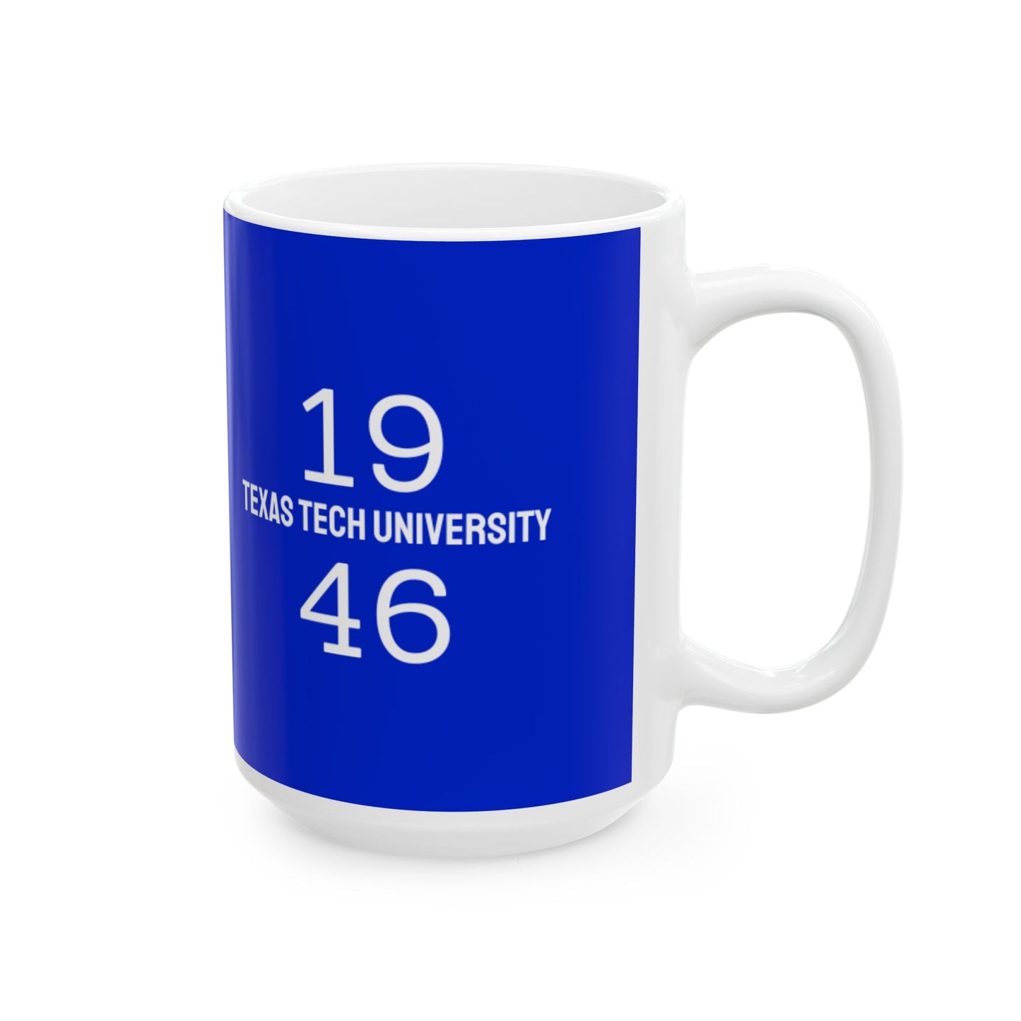 TBS Mug, Band Sorority Ceramic Mug, 1946, Texas Tech University Coffee Cup, 11oz and 15oz