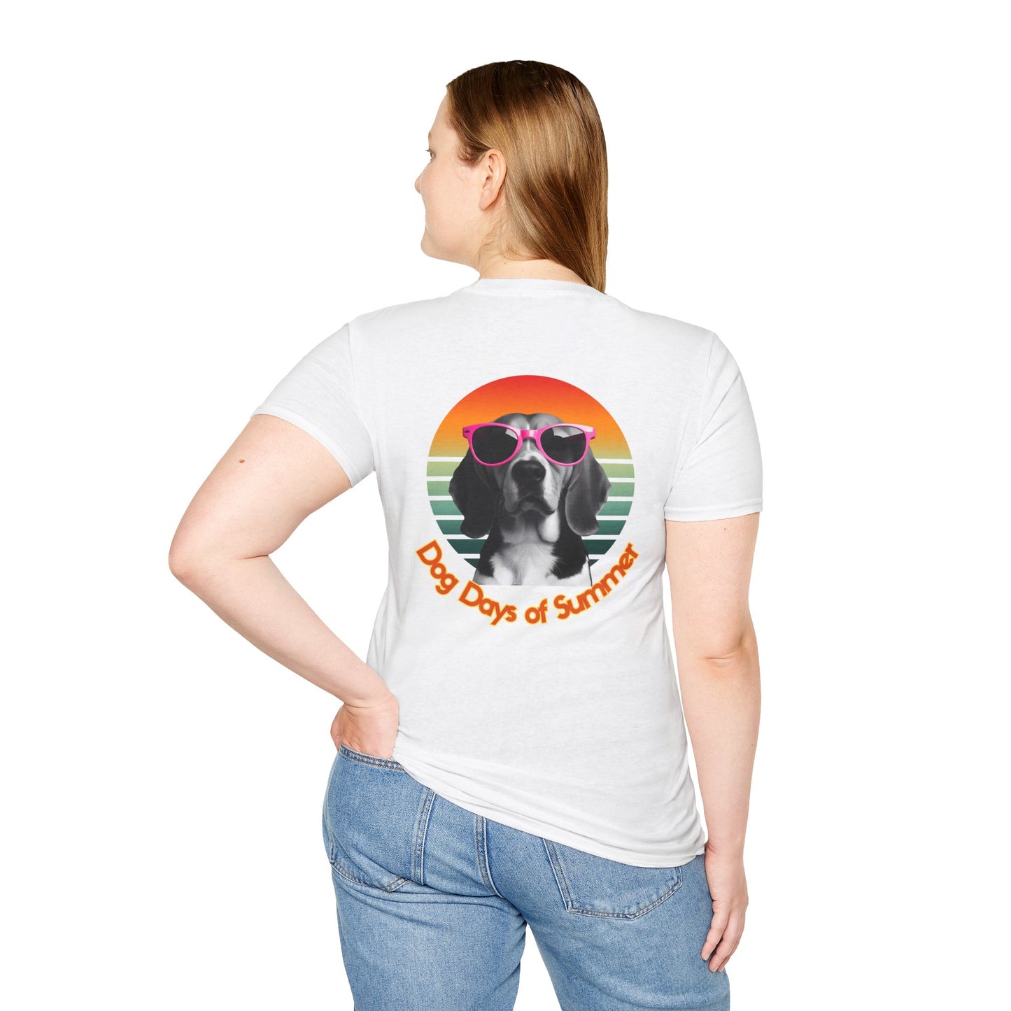 Beagle Unisex T-Shirt - Dog Days of Summer Design
