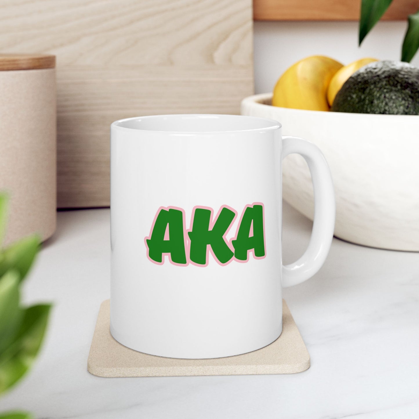 Divine 9 Sorority Inspired- AKA: Ceramic Mug