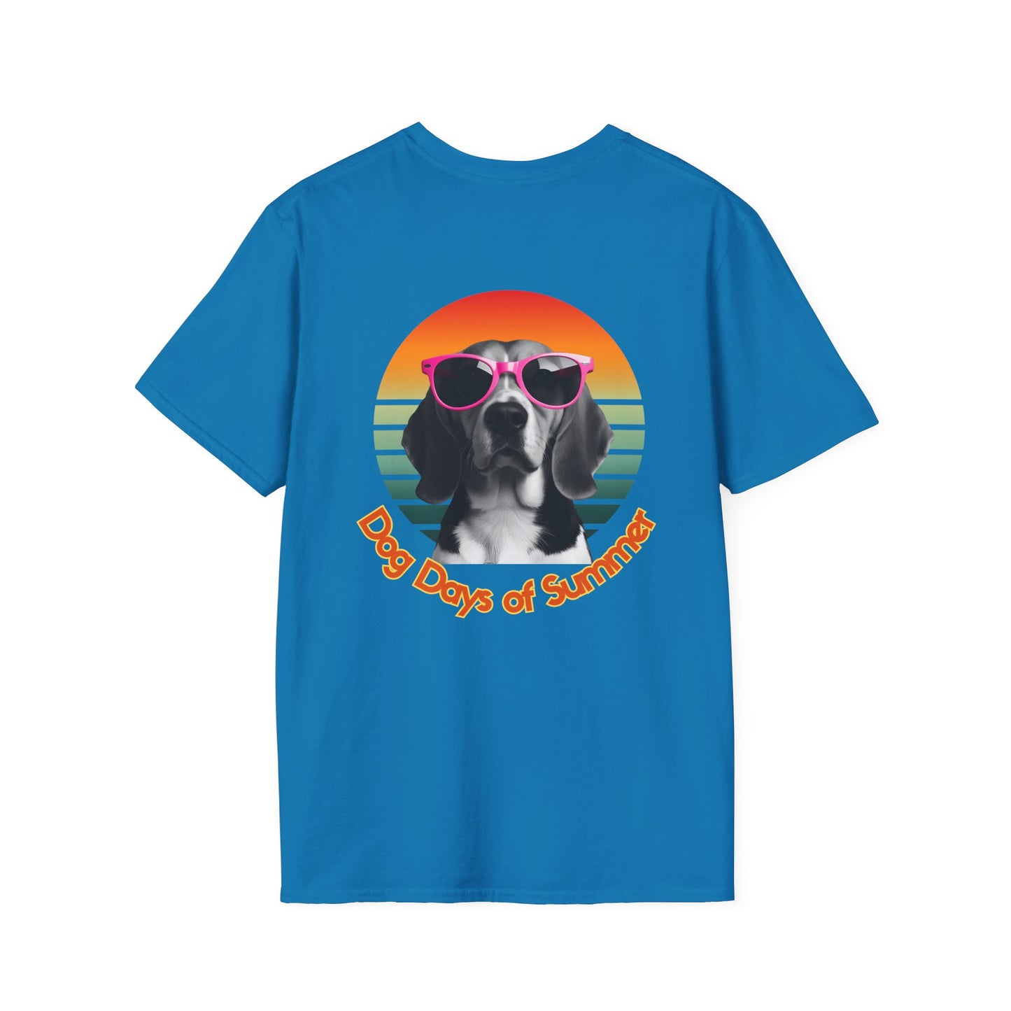 Beagle Unisex T-Shirt - Dog Days of Summer Design
