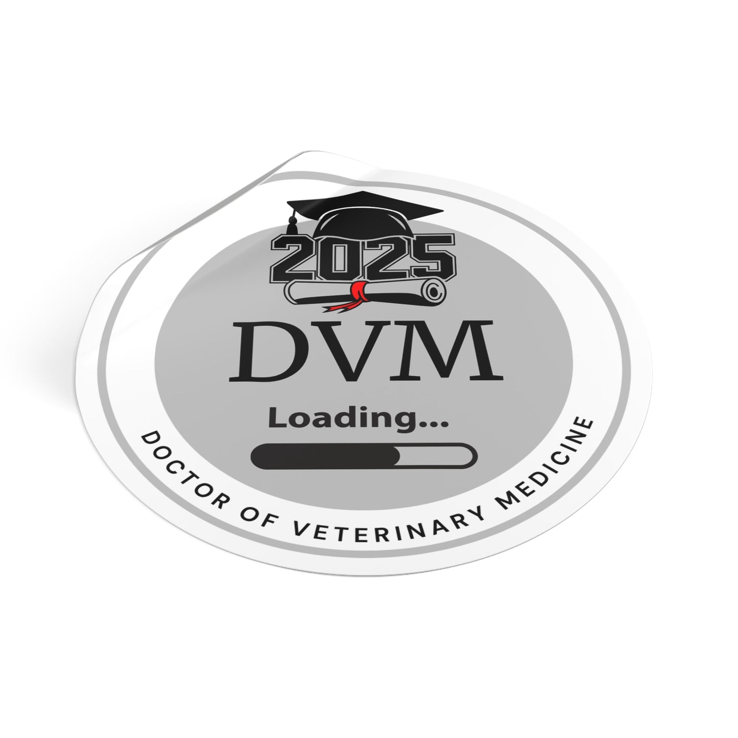 Vinyl Sticker - DVM Sticker, Doctor of Veterinary Medicine, Future Doctor, Graduation Loading