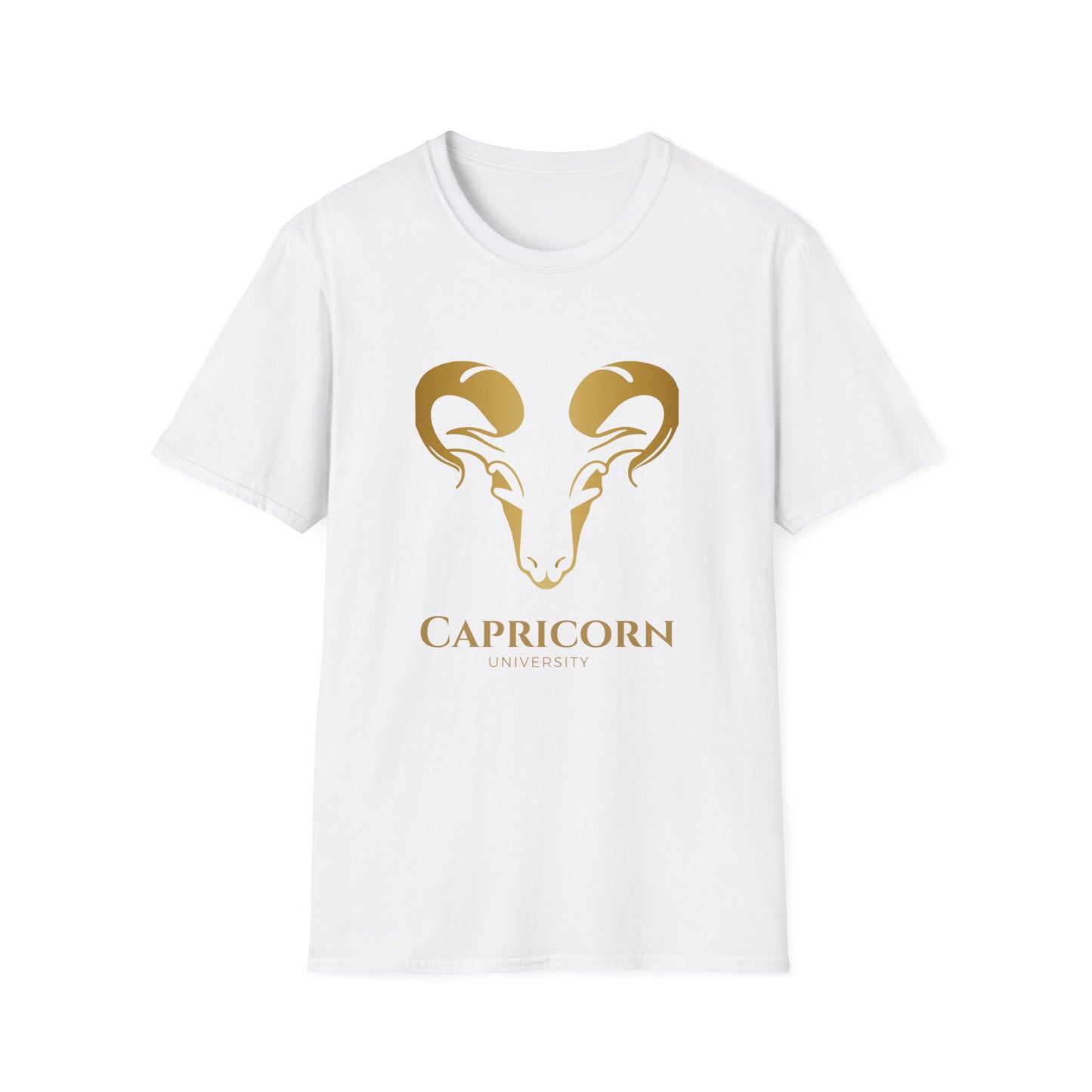 Capricorn Zodiac Unisex T-Shirt - Softstyle Tee for Birthdays and Bull Lovers