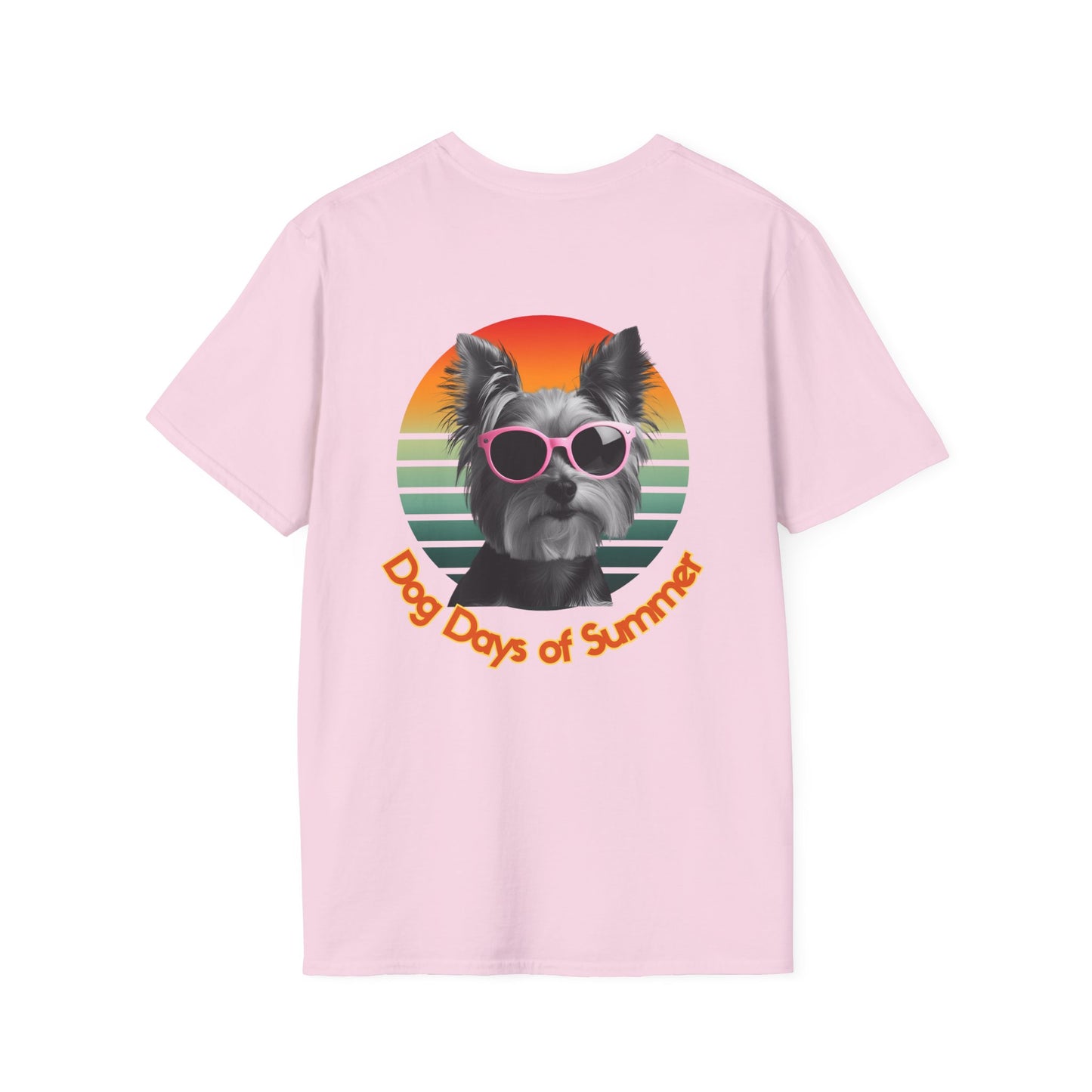 Yorkshire Terrier, Dog Days of Summer T-Shirt, Summer T-Shirt, Pet Lover Shirt, Funny Dog Tee, Unisex Graphic Tee, Dog-Themed Gift