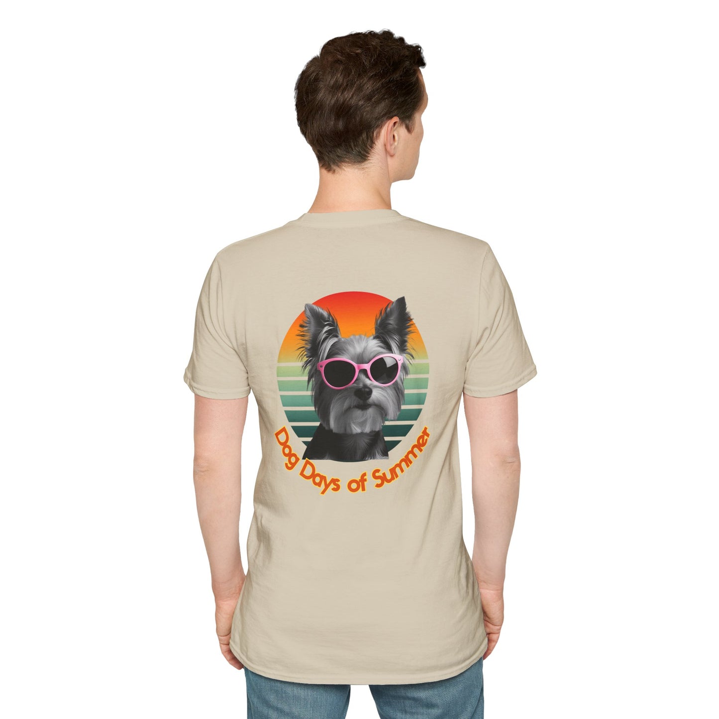 Yorkshire Terrier, Dog Days of Summer T-Shirt, Summer T-Shirt, Pet Lover Shirt, Funny Dog Tee, Unisex Graphic Tee, Dog-Themed Gift