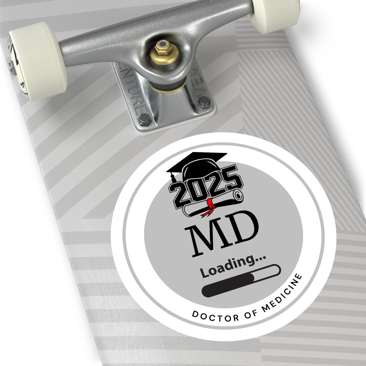 Vinyl Sticker - MD Sticker, Doctor of Medicine, Future Doctor, Graduation Loading