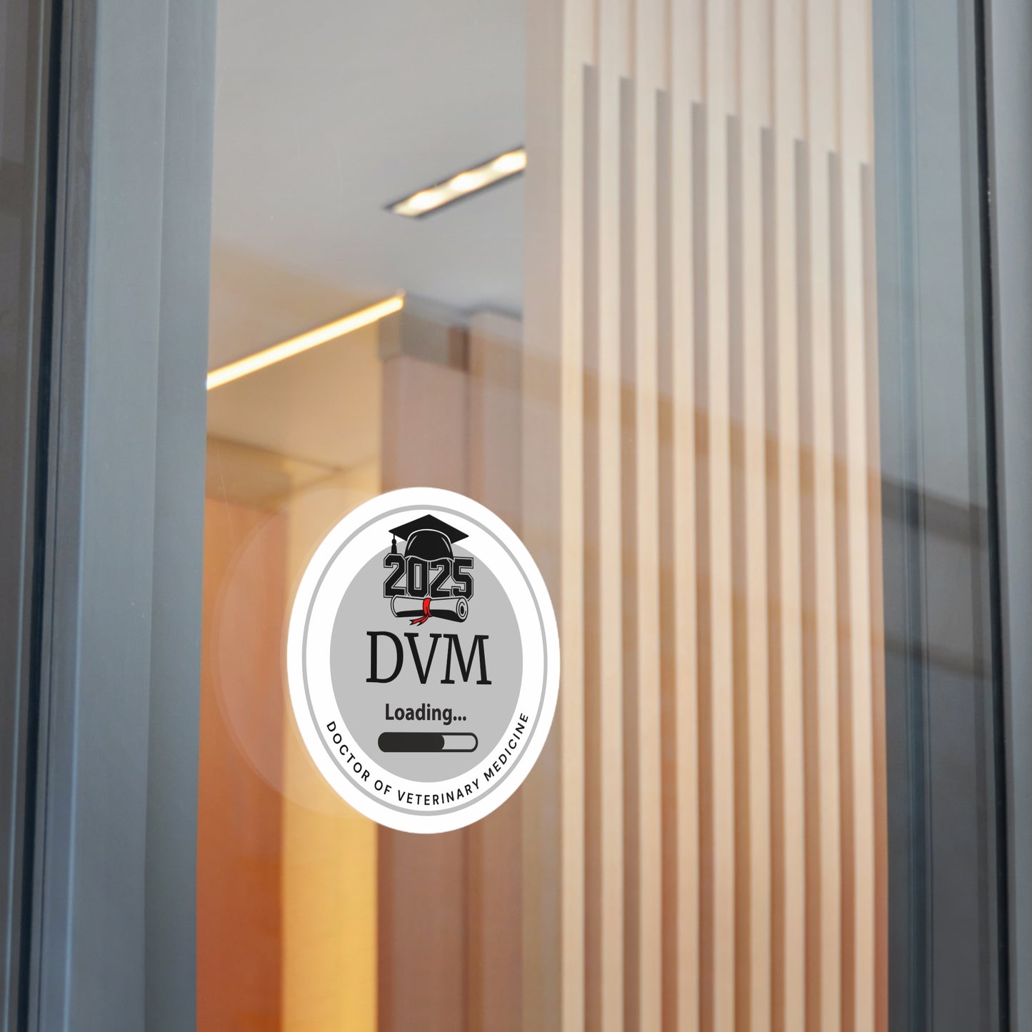Vinyl Sticker - DVM Sticker, Doctor of Veterinary Medicine, Future Doctor, Graduation Loading