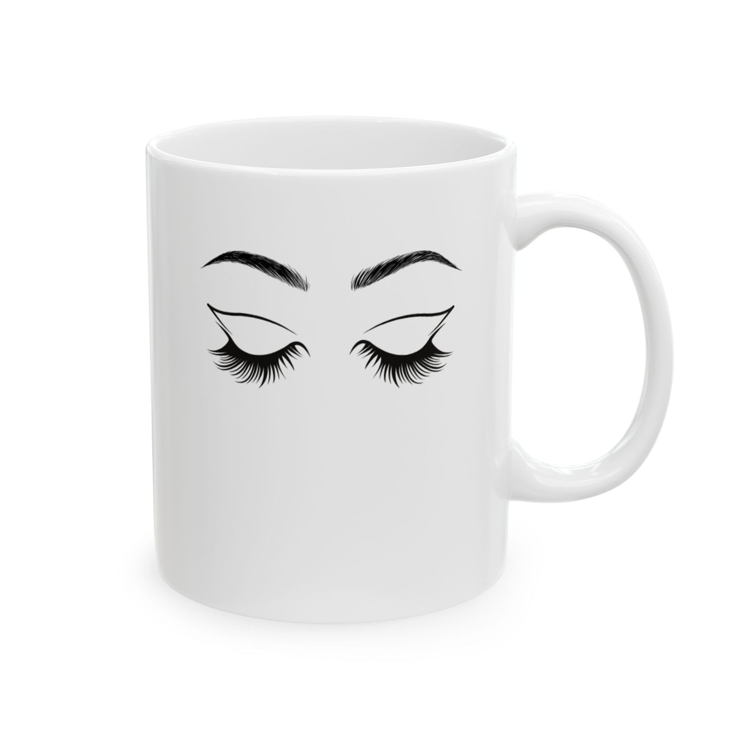 Sipping Tea & Minding My Business - Ceramic Mug